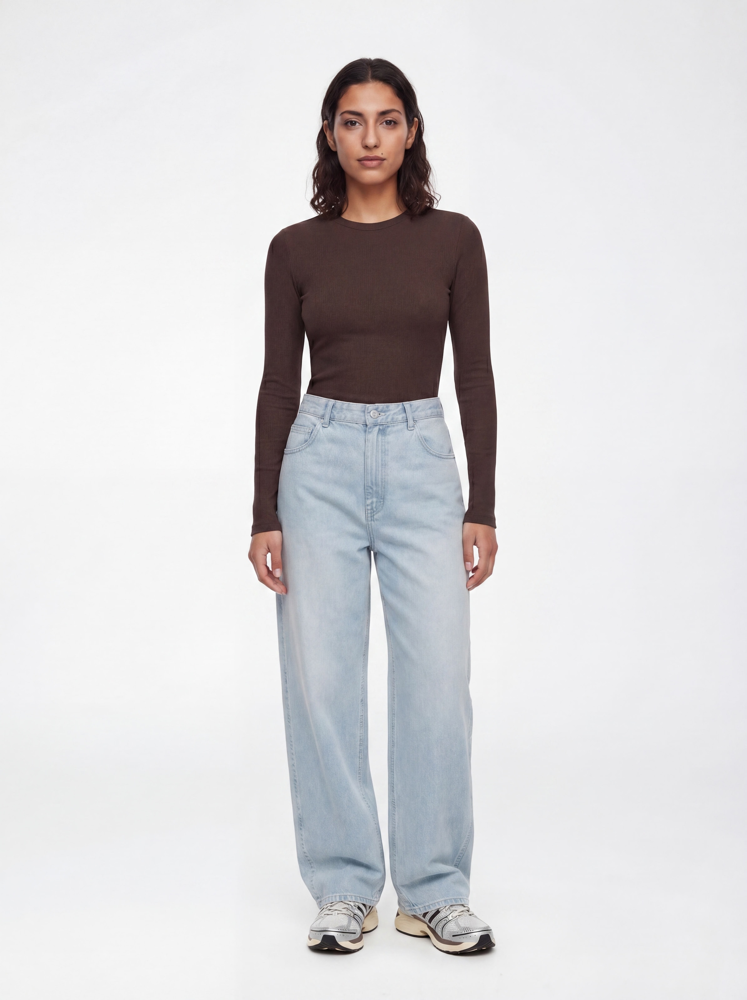 LeGer Longsleeve »Cinzia, LeGer by Lena Gercke« Rundhals, schmale Passform