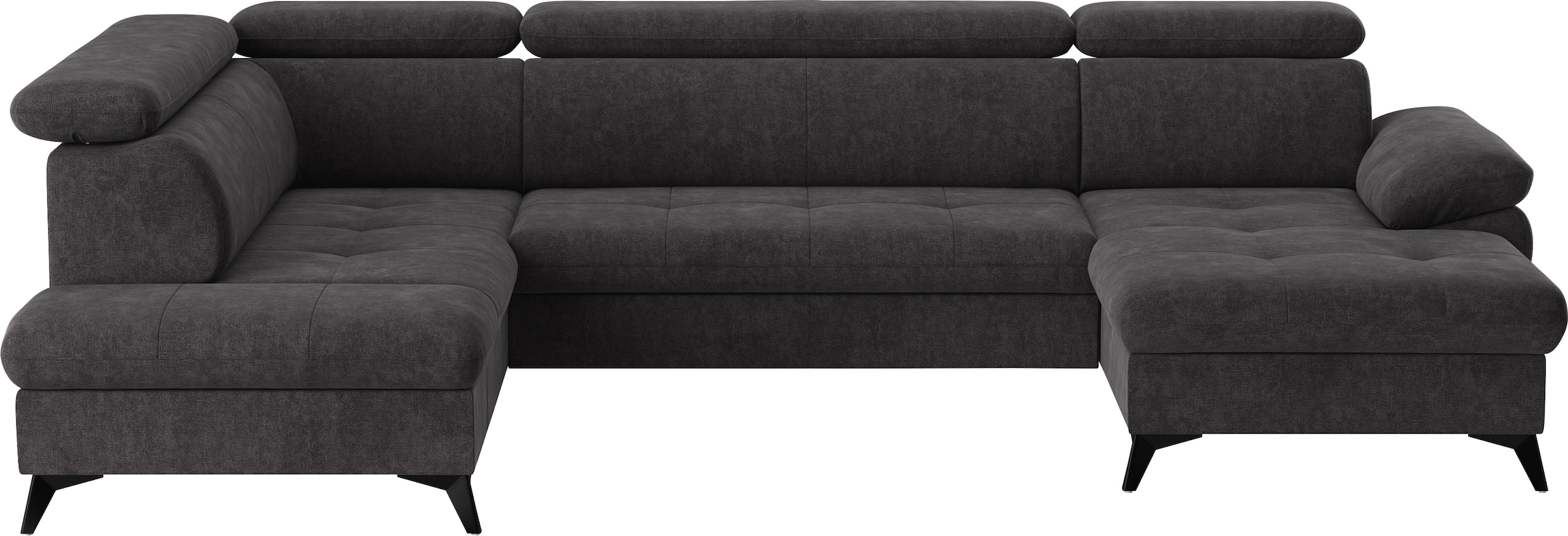 COTTA Wohnlandschaft »Hudson U-Form« mit Kopfteilverstellung, wahlweise mit Bettfunktion & Bettkasten