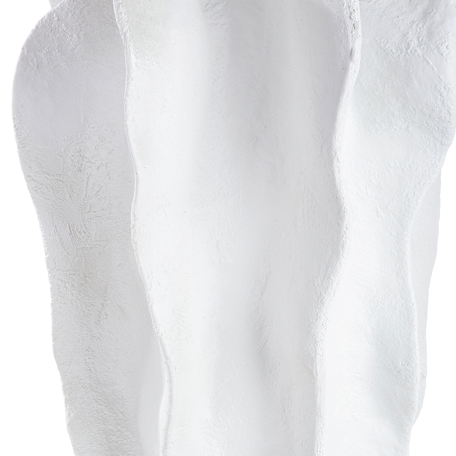GILDE Vase de sol »Wavey« vase sol Wavey blanc hauteur : 92cm