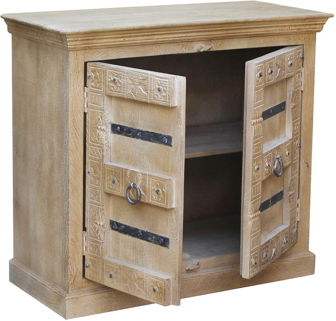 SIT Kommode »Daipur« Sideboard mit 2 Türen, Breite 100 cm,