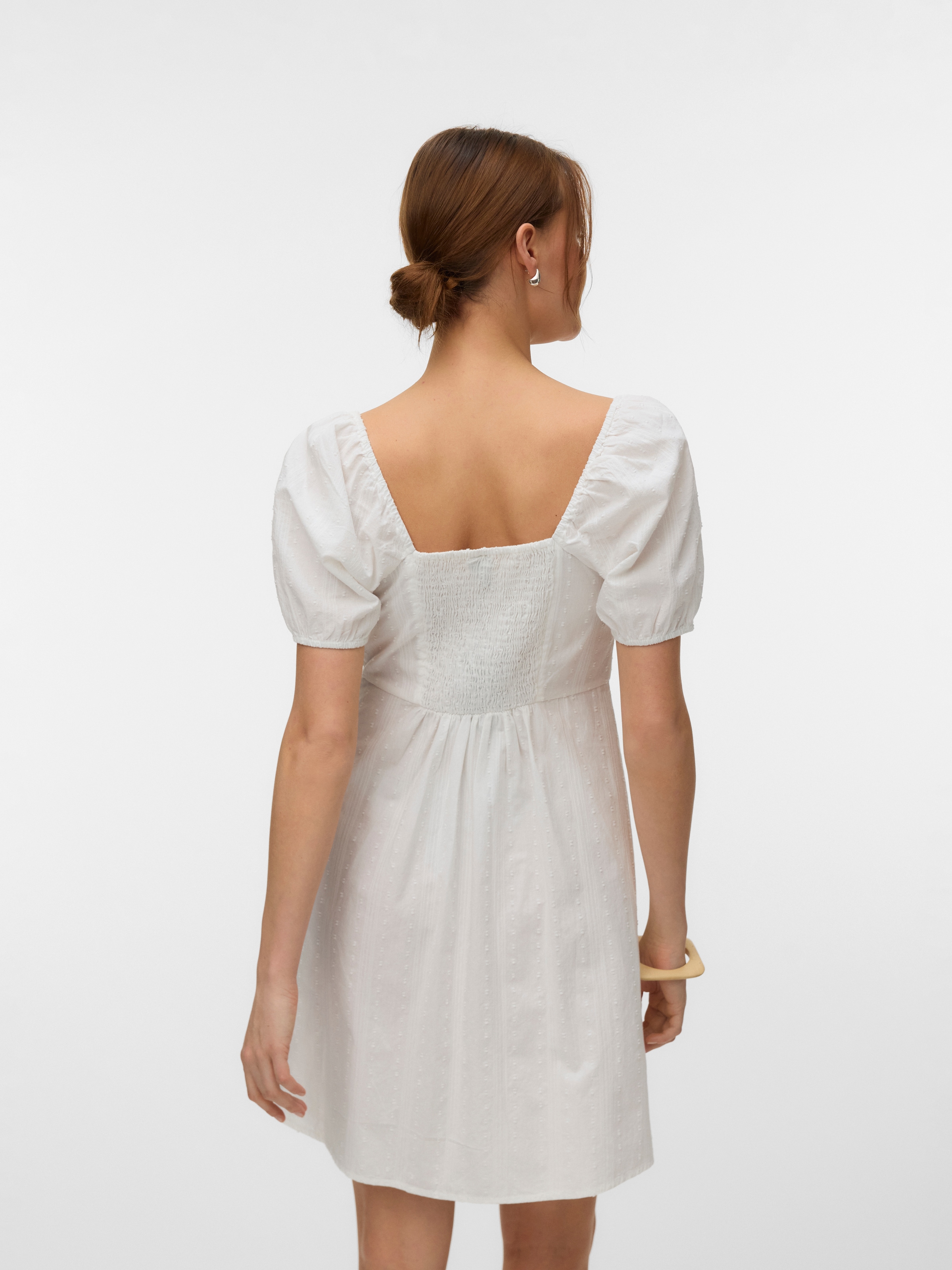 Vero Moda Mini-robe »VMJUTTY SS SHORT DRESS WVN« Coton