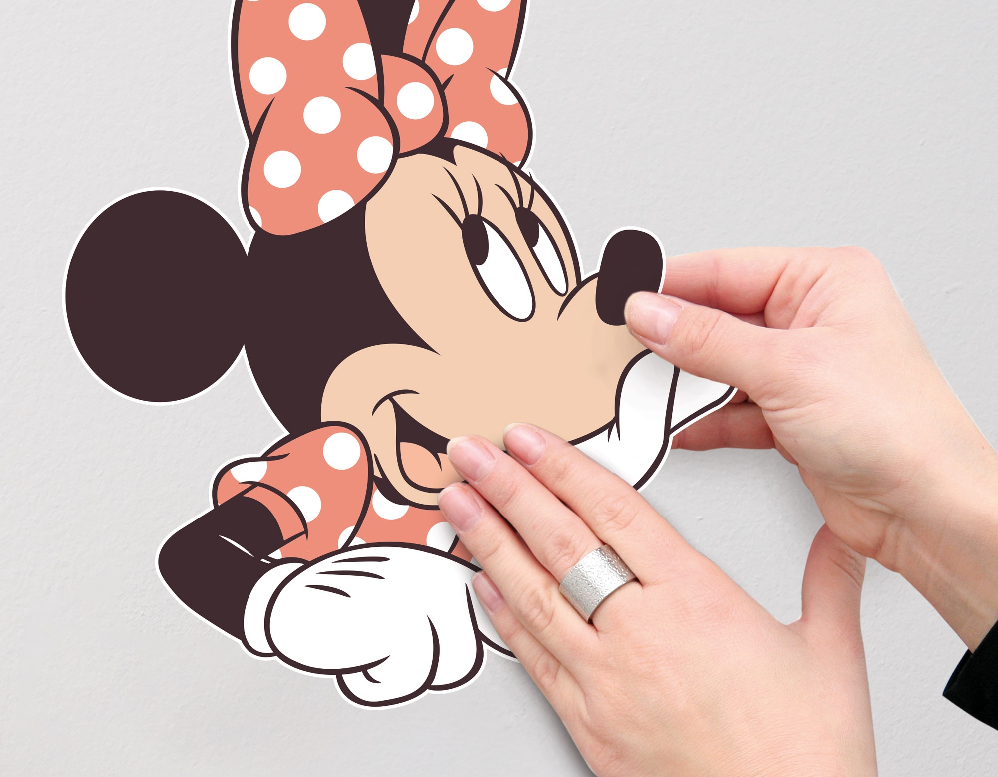 Komar Wandtattoo »Disney Minnie Mouse Beauty in Bloom« 50 x 70 cm (Breite x Höhe) - Kinderzimmer, Wandsticker