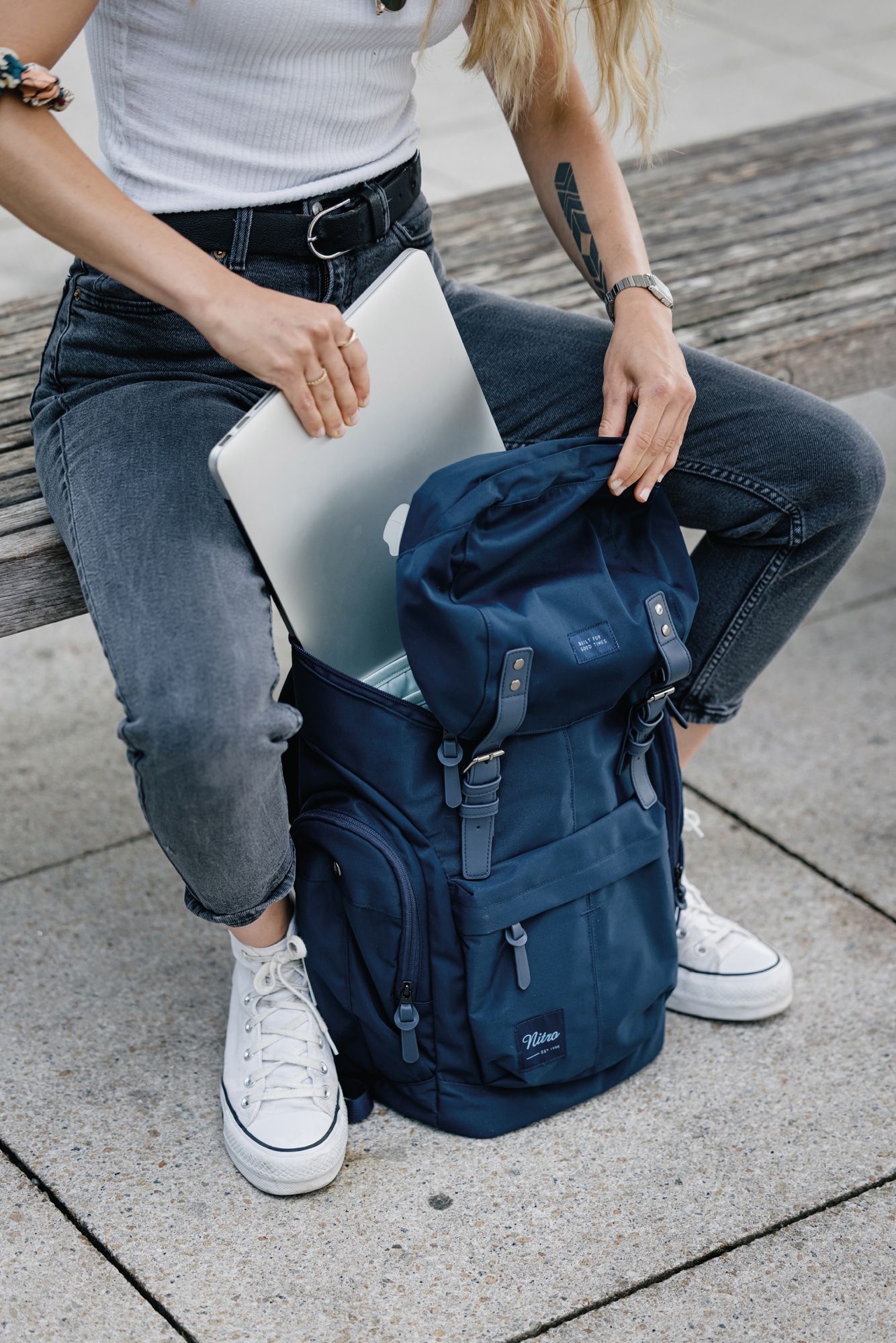 NITRO Freizeitrucksack »Daypacker« mit Laptopfach, Schulrucksack, Wanderrucksack oder Streetpack