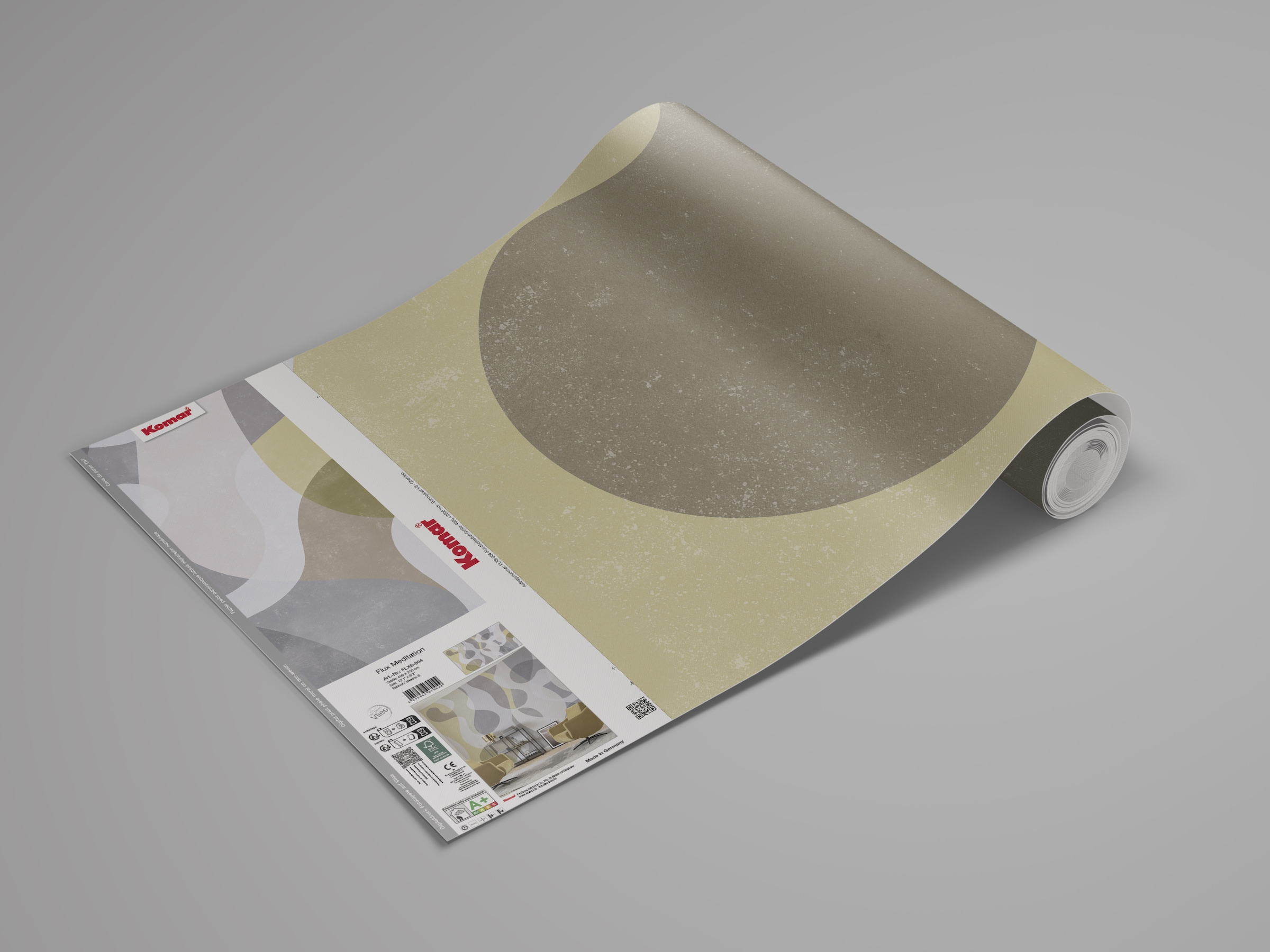 Komar Papier peint photo »Komar Vlies Fototapete - Flux Meditation - Grösse 400 x 250 cm« imprimé