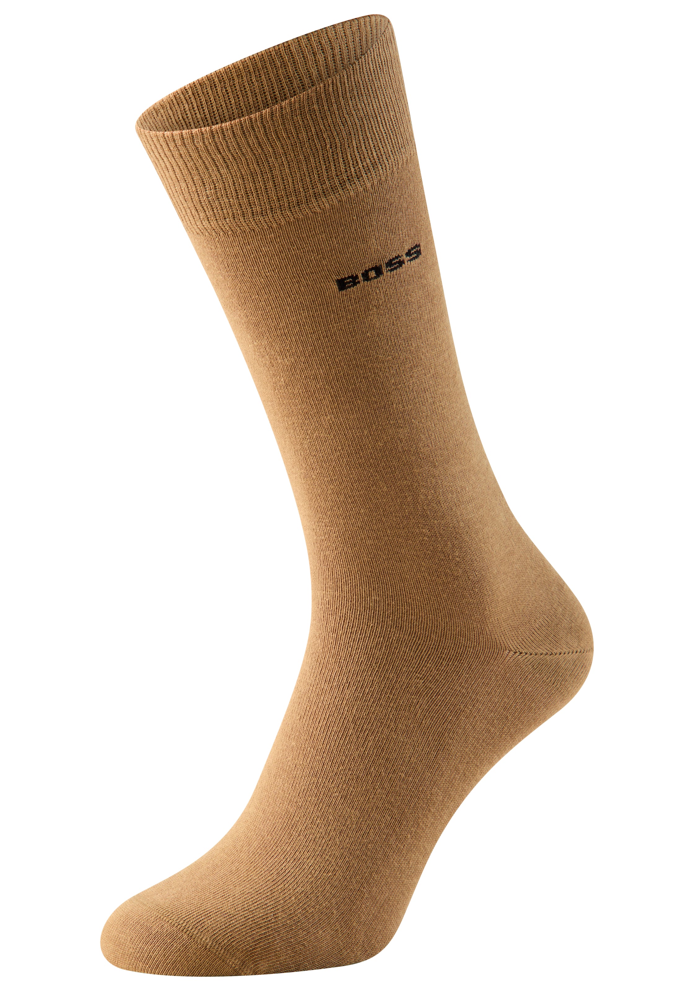 BOSS Chaussettes d'affaires »2P RS Uni CC« Packung, 2er, 2 cuis tlg. mit Markenlogo