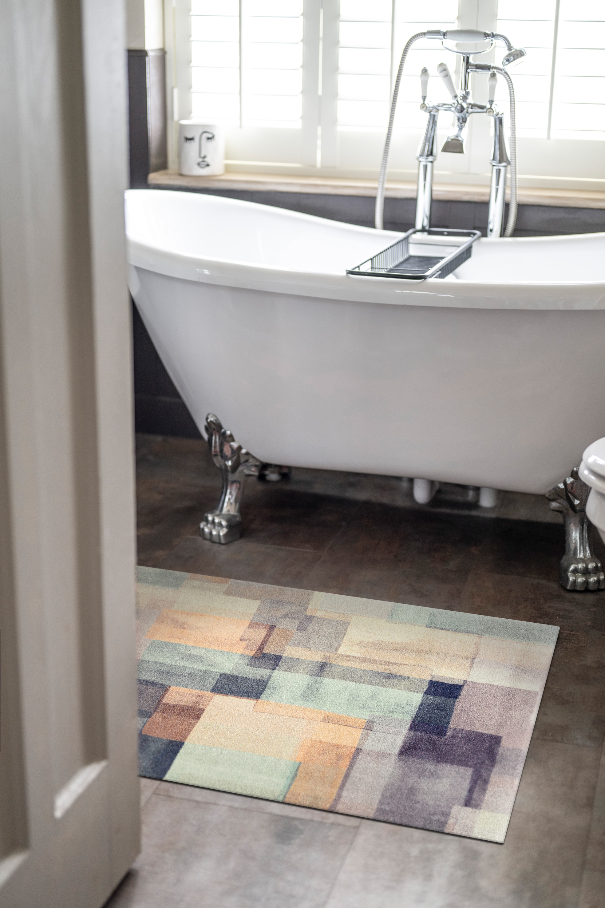 wash+dry by Kleen-Tex Tapis »und Läufer Gentle Blocks« Rectangulaire 9 mm Höhe