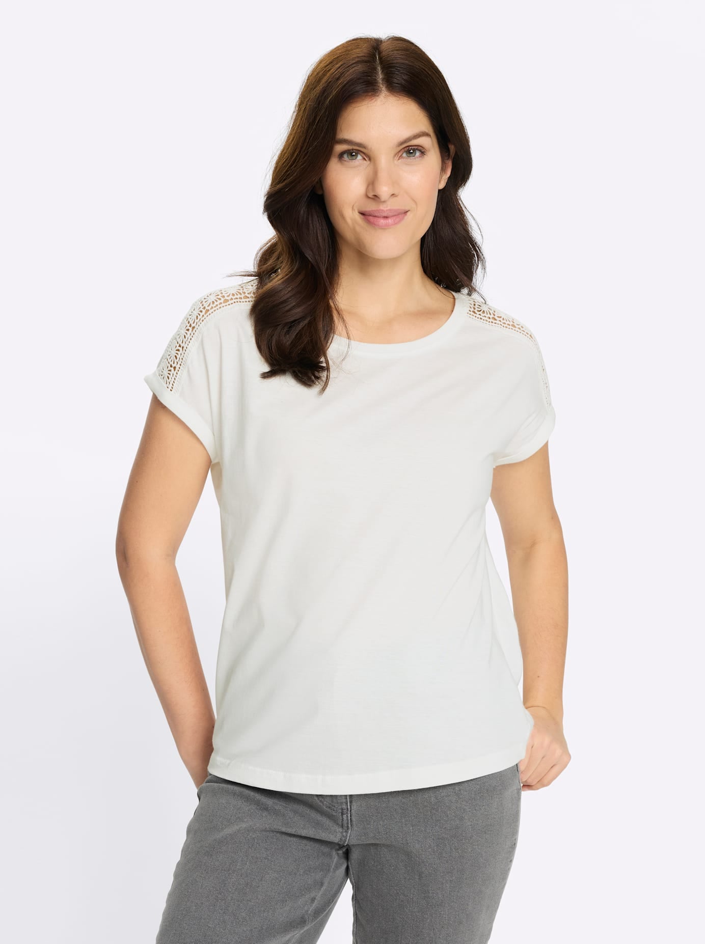 Classic Basics Shirt à col rond »Rundhals-Shirt« 1 pièces