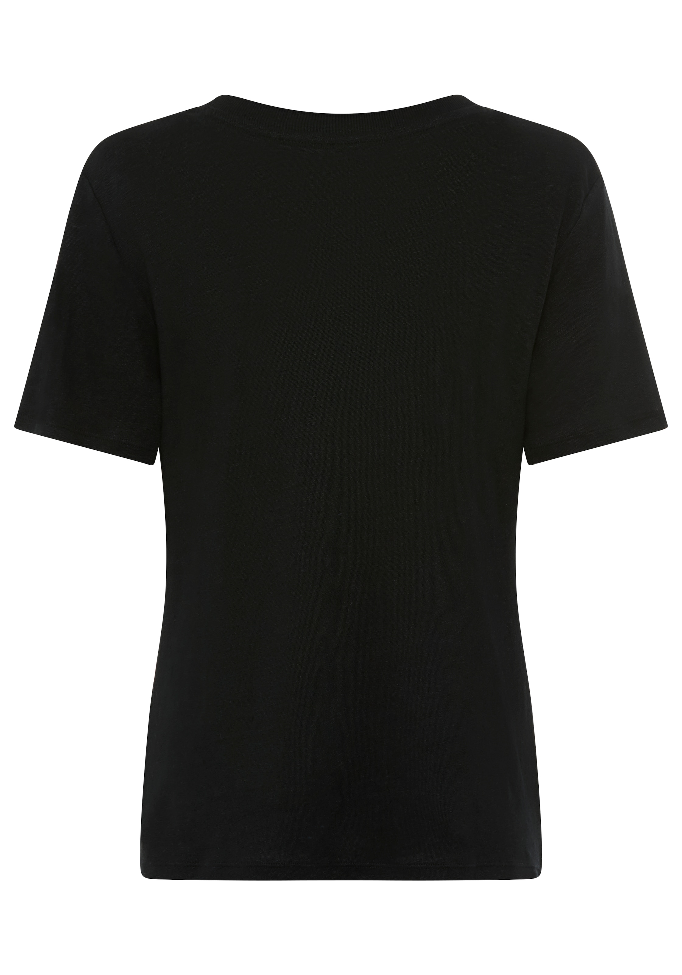 BOSS ORANGE T-Shirt »Ela Premium Damenmode« aus Leinen, V-Ausschnitt