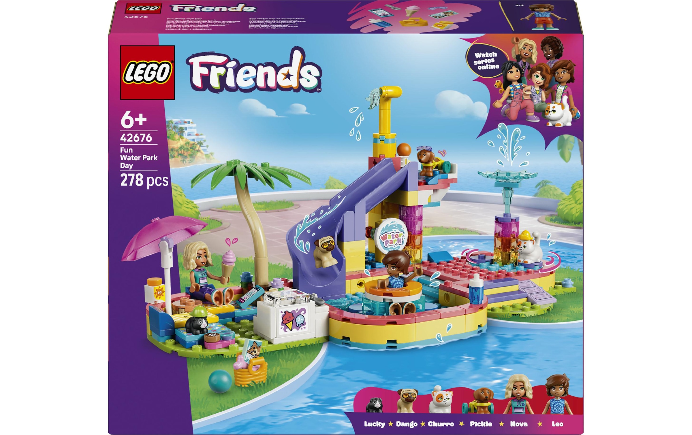 LEGO® Pions de construction »Lustiger Tag im Wasserpark (42676), LEGO Friends« fabriqué en Europe