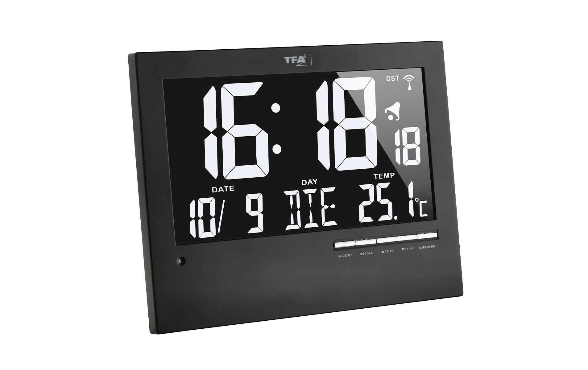 TFA Dostmann Horloge murale radio