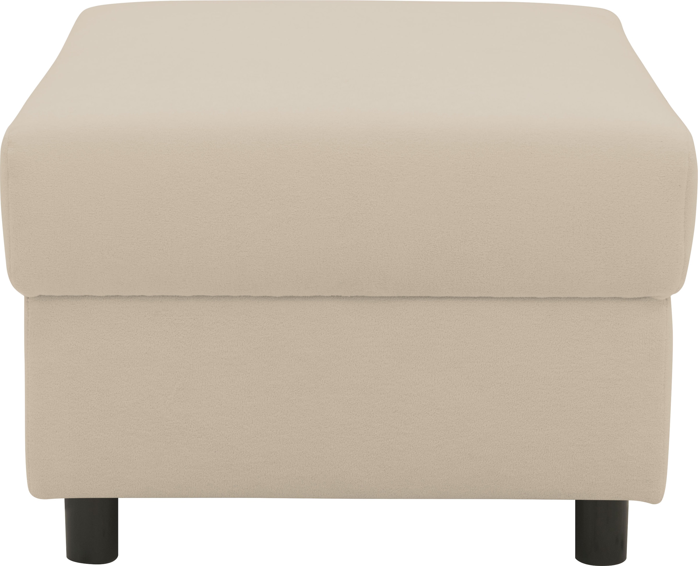 DOMO collection Polsterhocker »Turah 2 in Cord oder Luxus-Microfaser« moderner Polsterhocker, passend zum Ecksofa, B/T/H: 83/60/44 cm