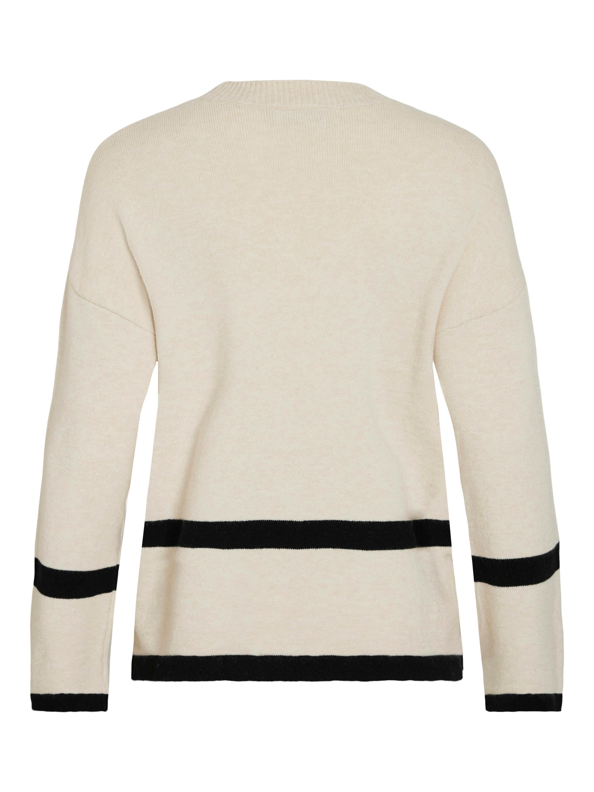 Vila Pull à col rond »VIRIL O-NECK OVERSIZE L/S KNIT TOP- NOOS« Mélange de matériaux, oversize