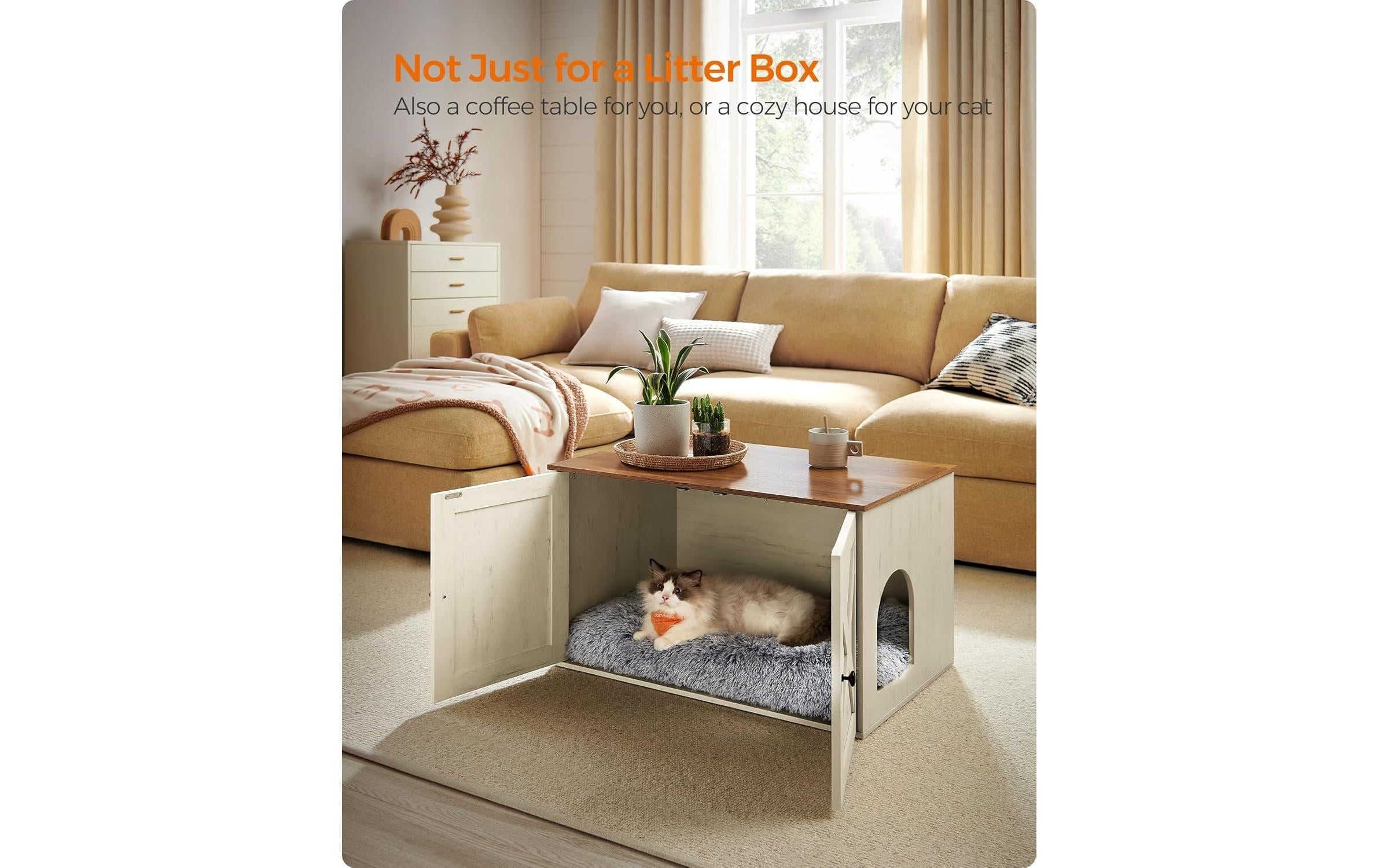 FEANDREA Tierhaus »für Toilette 80 x 53 x 50 cm«