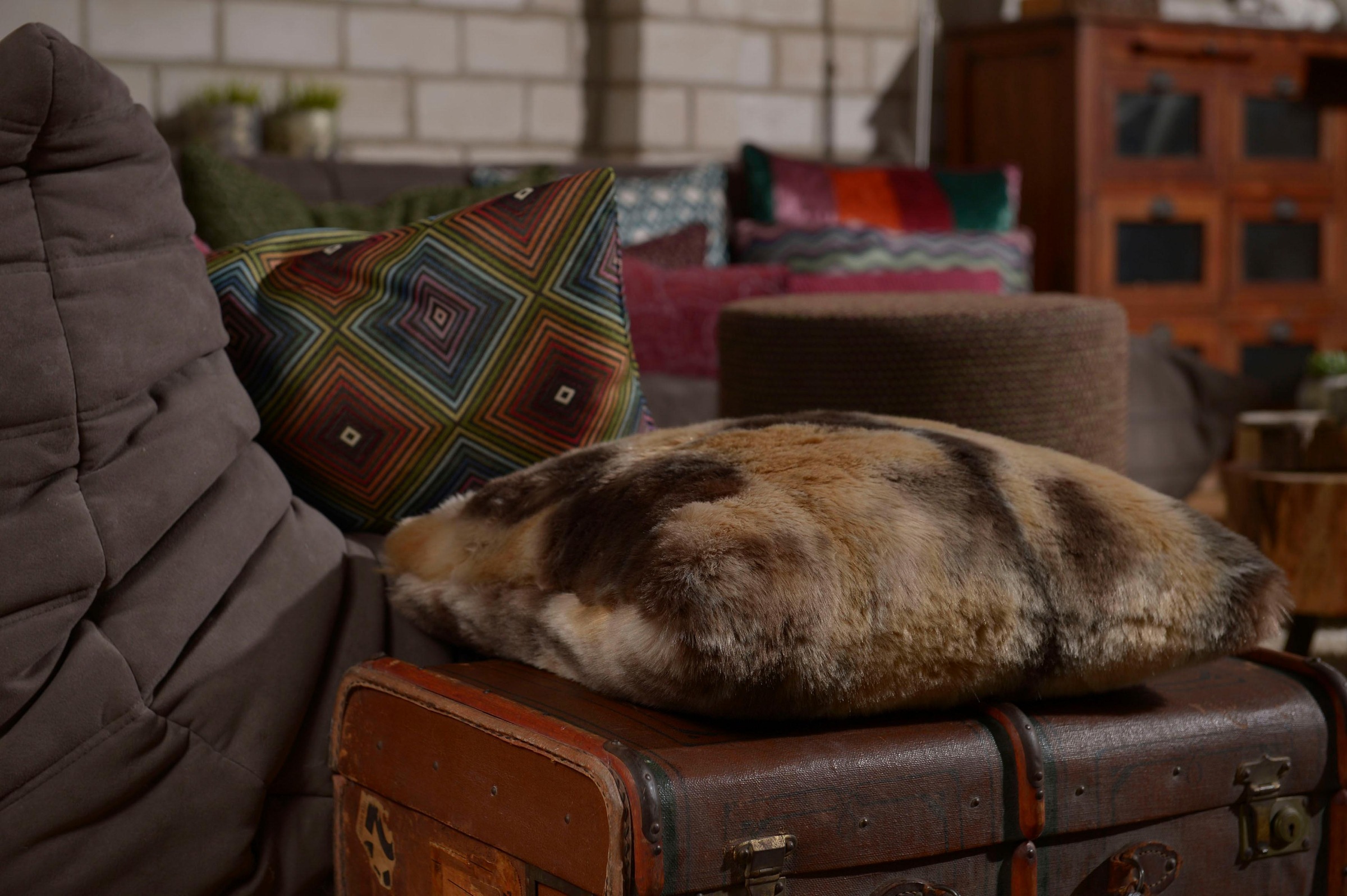 H.O.C.K. Coussin décoratif »Selin« orientalischen Stil, Kissenhülle mit Füllung, 1 Stück