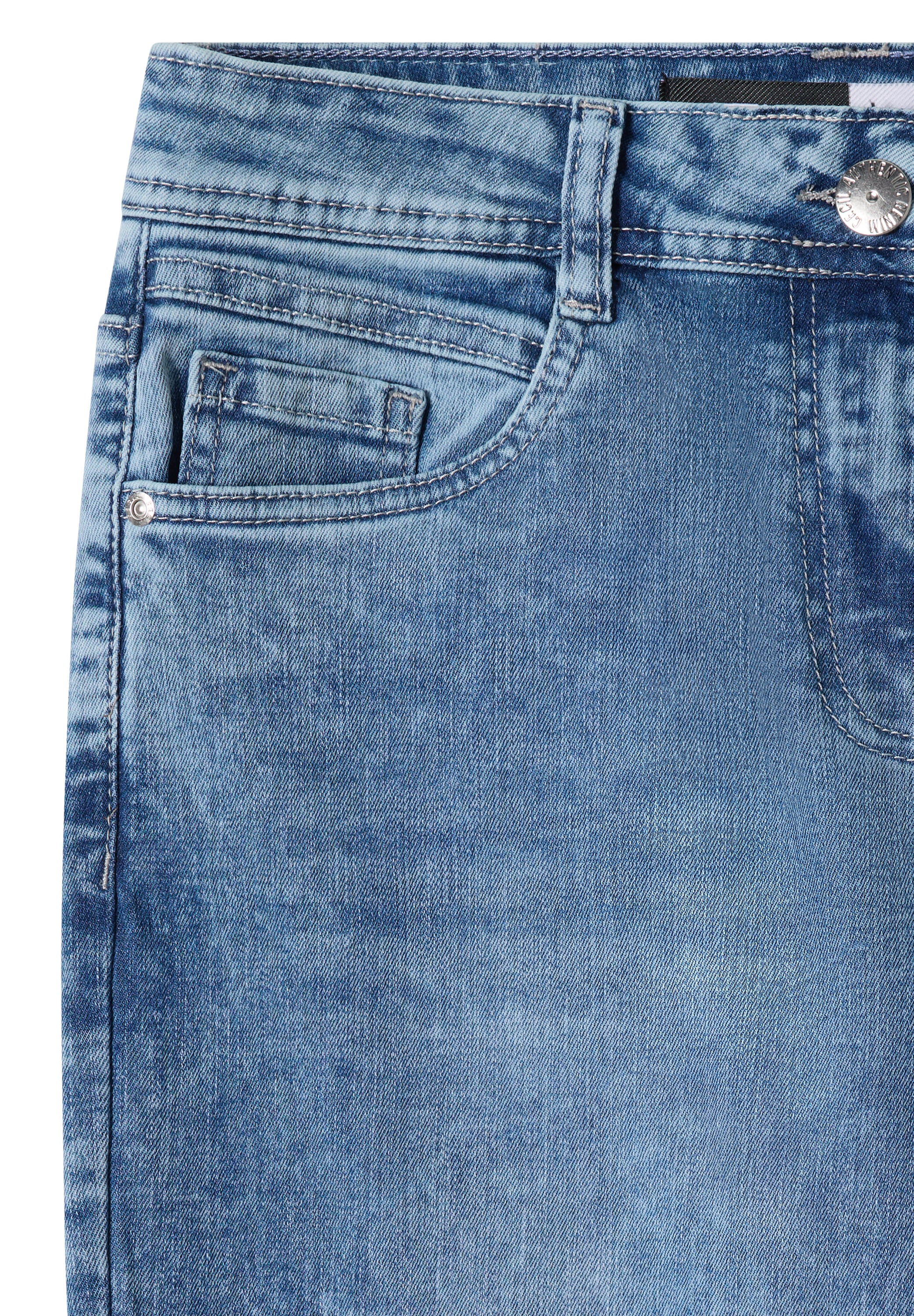 Cecil Jeans droit »Style Neele« Jeans raccourcis avec ourlet effiloché
