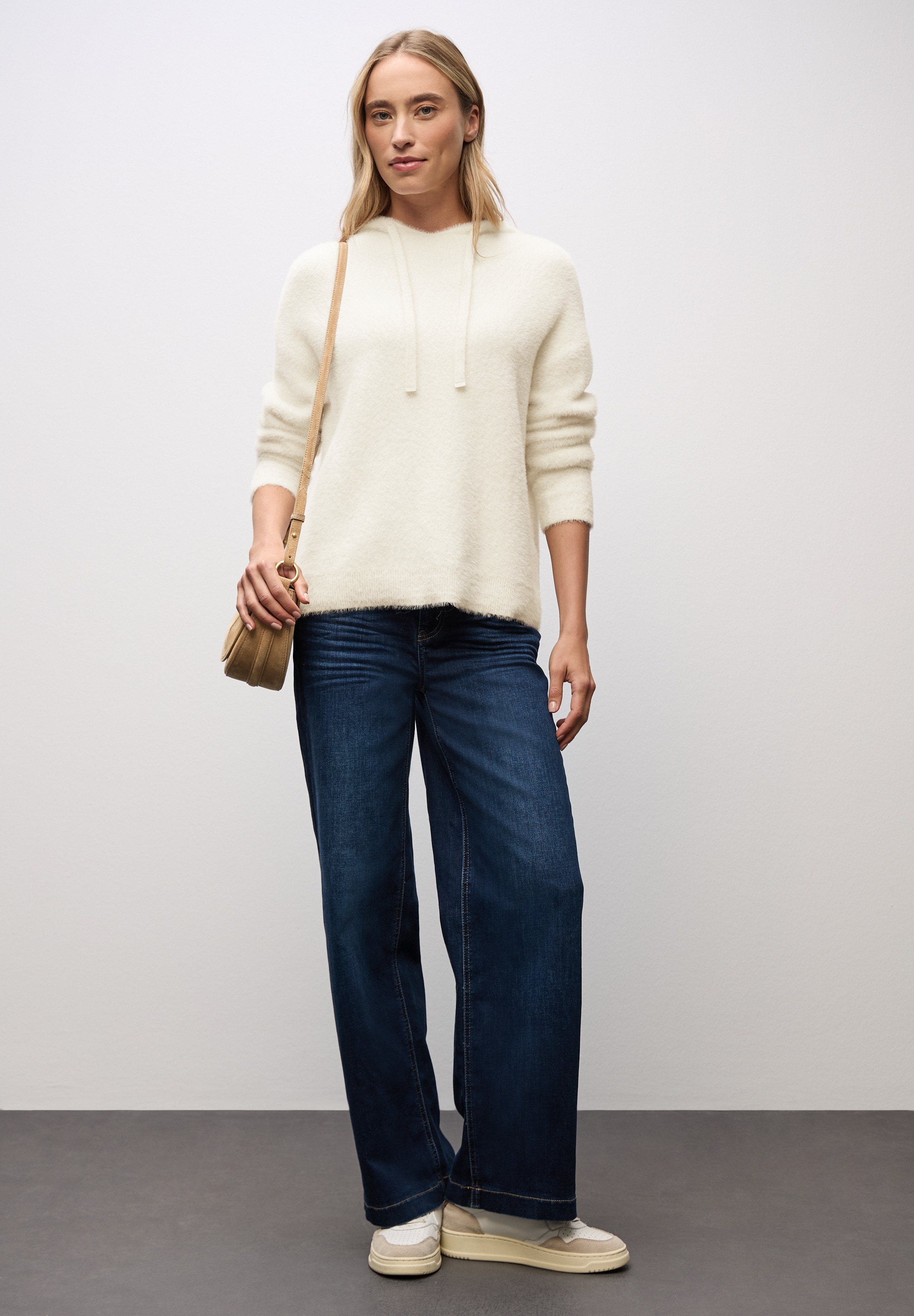 STREET ONE Pull à capuche aus softer Federgarn-Qualität