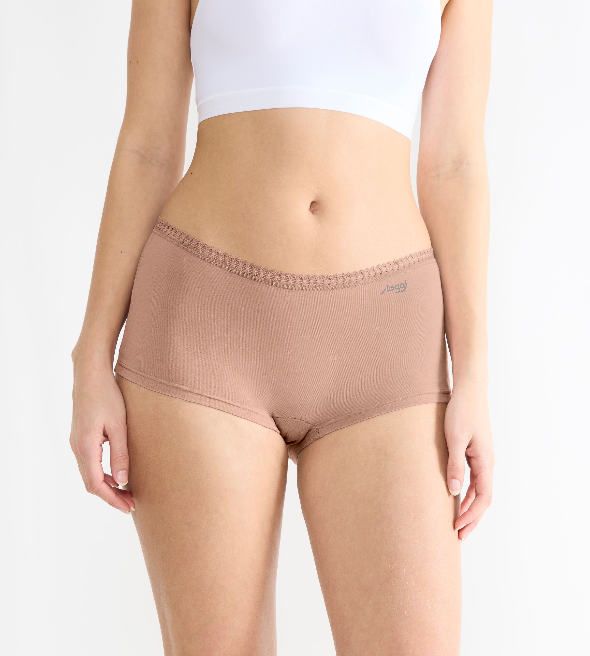 sloggi Panty »GO Crush Short C3P« 3er Pack,  mit Spitzendetails