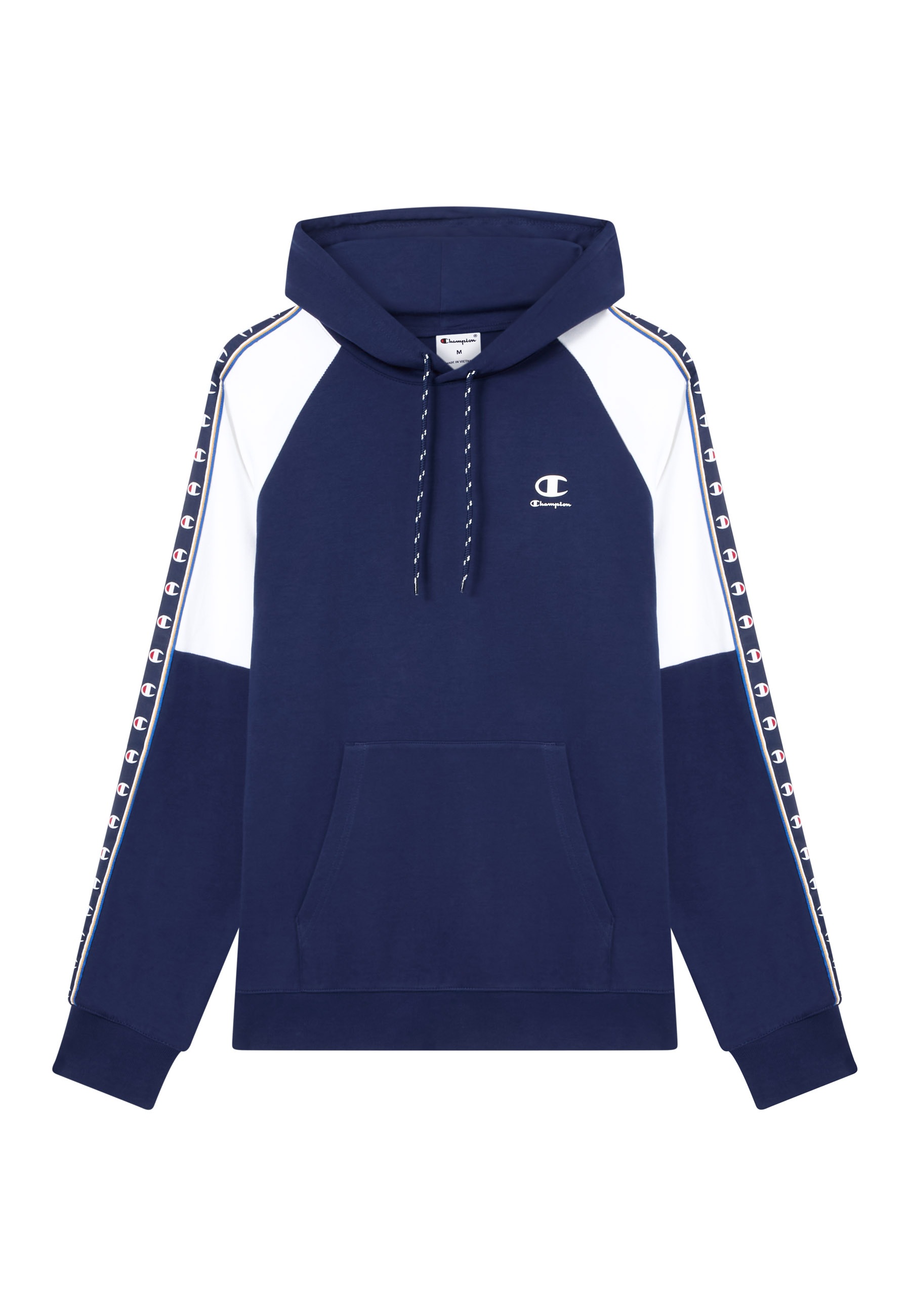 Champion Sweat à capuche »Sports-inspired Interlock Hoodie with Tape detailing«, für sportliche Aktivitäten, mit Rundhalsausschnitt
