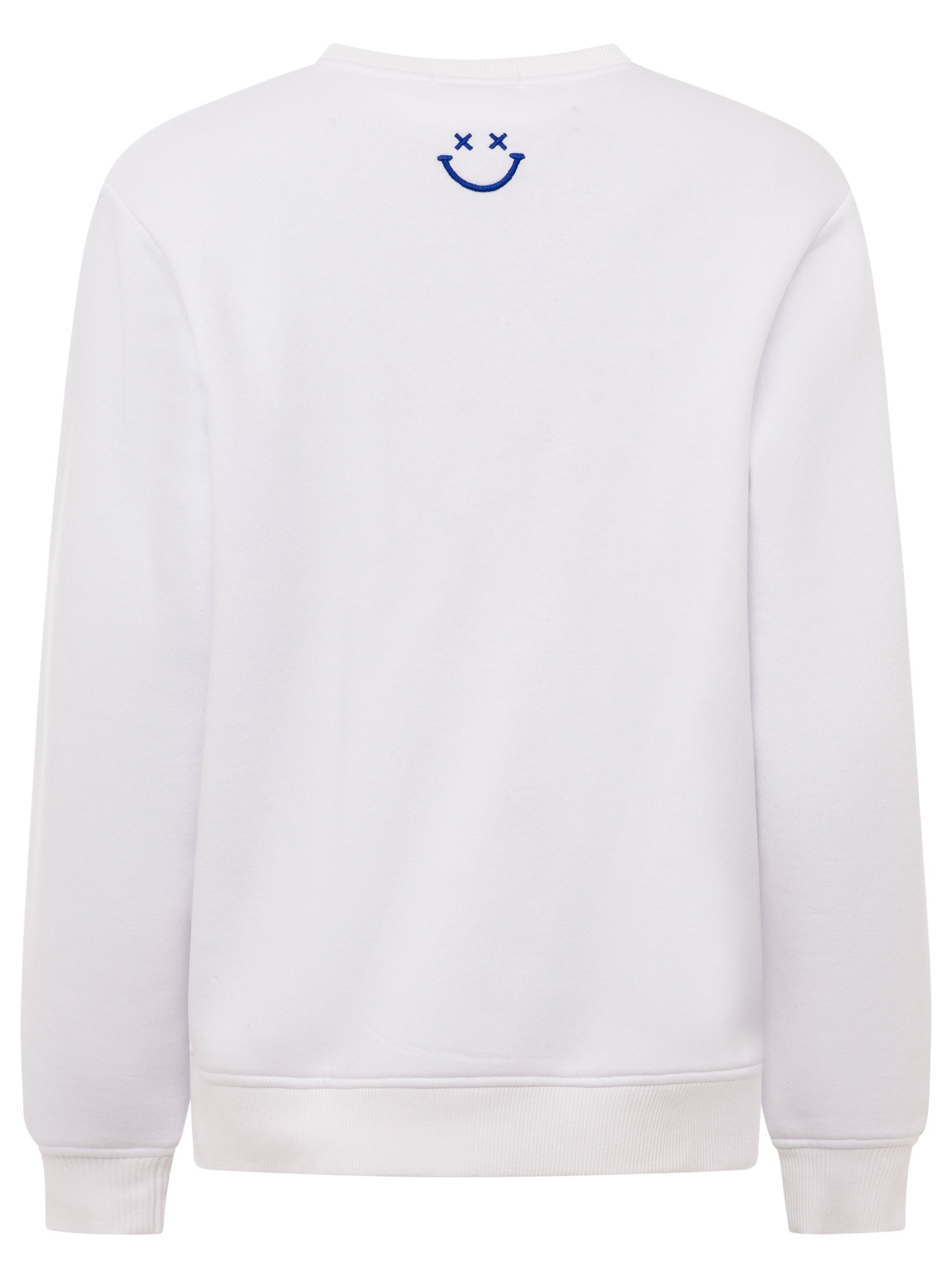 Zwillingsherz Hoodie »"Smile Smile Smile"«, Rundhals, Stickerei in Neon, fröhliche Botschaft
