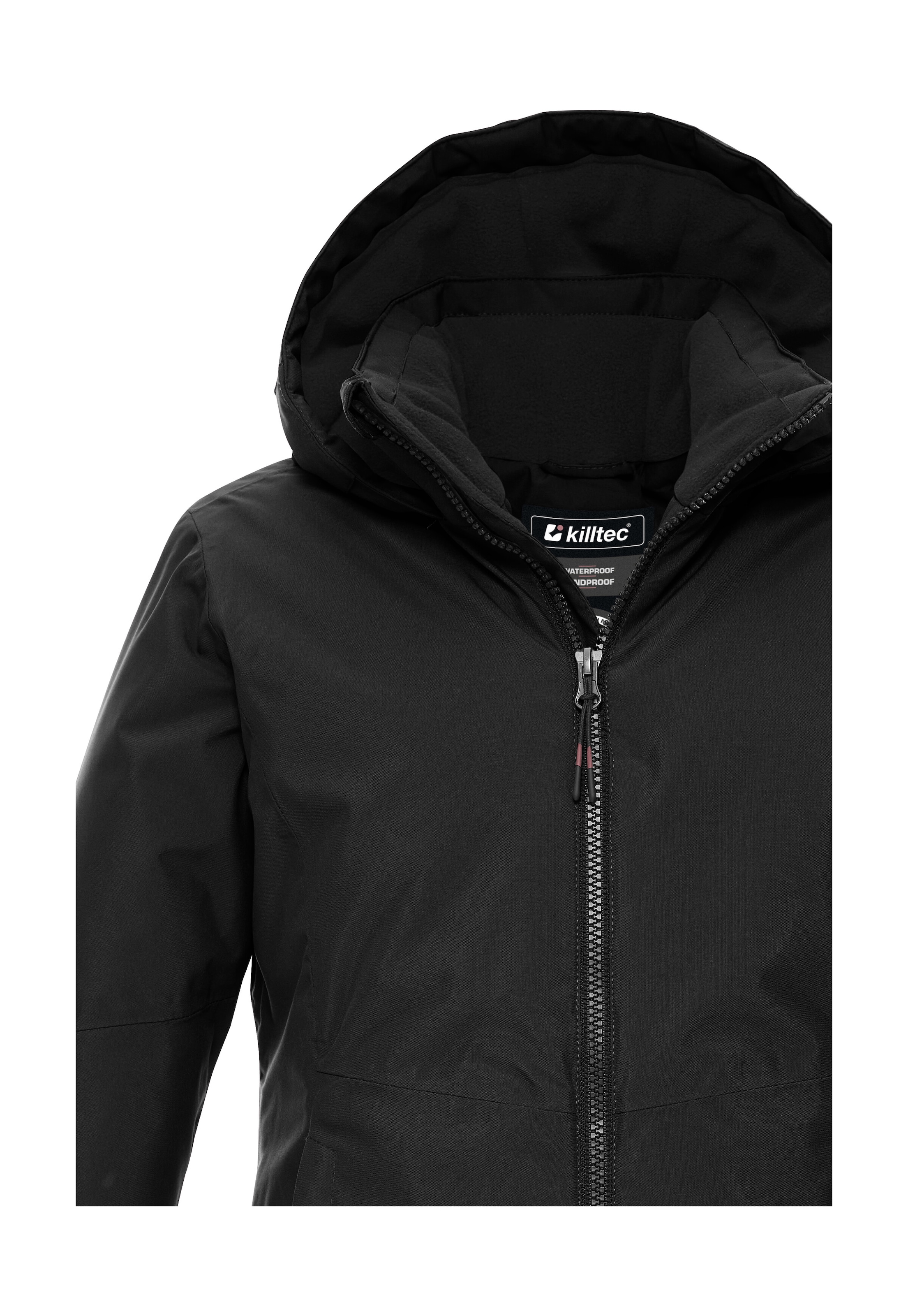 Killtec Veste fonctionnelle »KOW 217 GRLS JCKT« Wind- und wasserdichte Kinderjacke mit Fleece und verstellbarer Kapuze