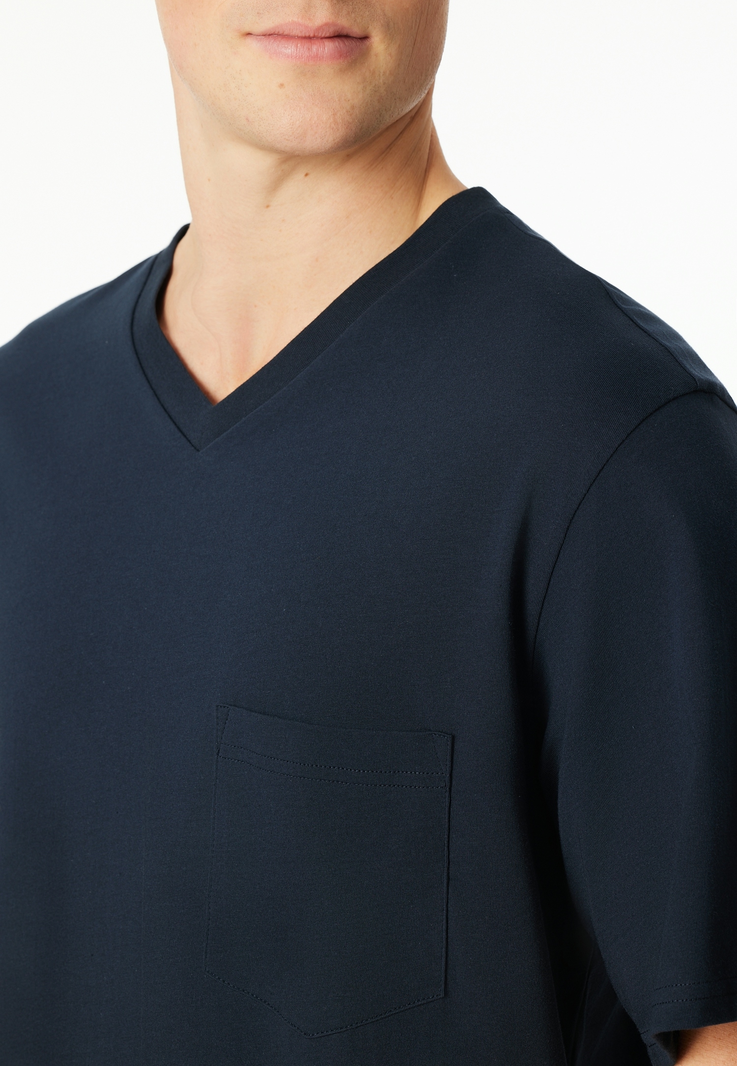 Schiesser Shorty »Comfort Essentials« 2 pièces mit aufgesetzter Brusttasche