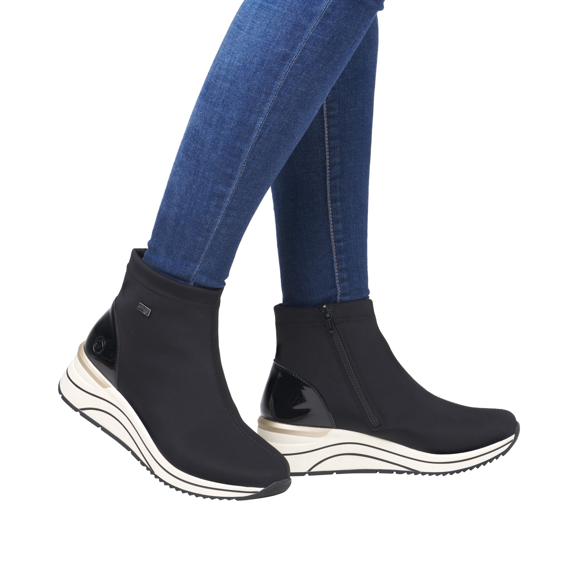 Remonte Keilsneaker  Plateauboots, High Top Stiefelette mit wasserabweisender TEX-Membran