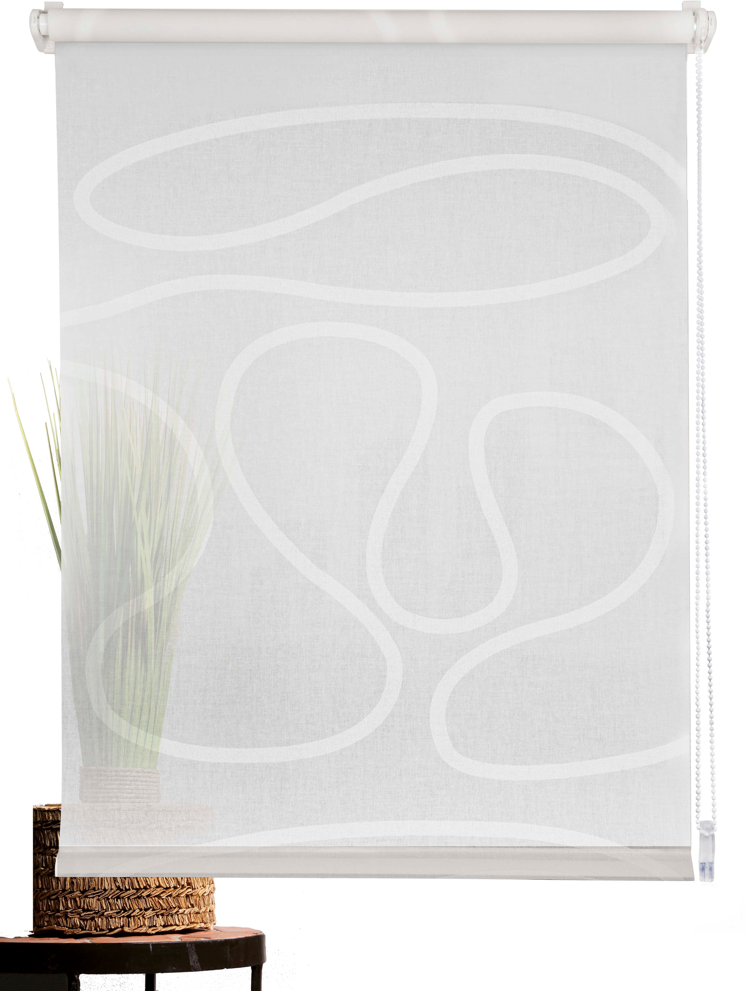 mydeco Store à tirage latéral »Win move« Lichtschutz ohne Bohren freihängend mit stylischem Muster