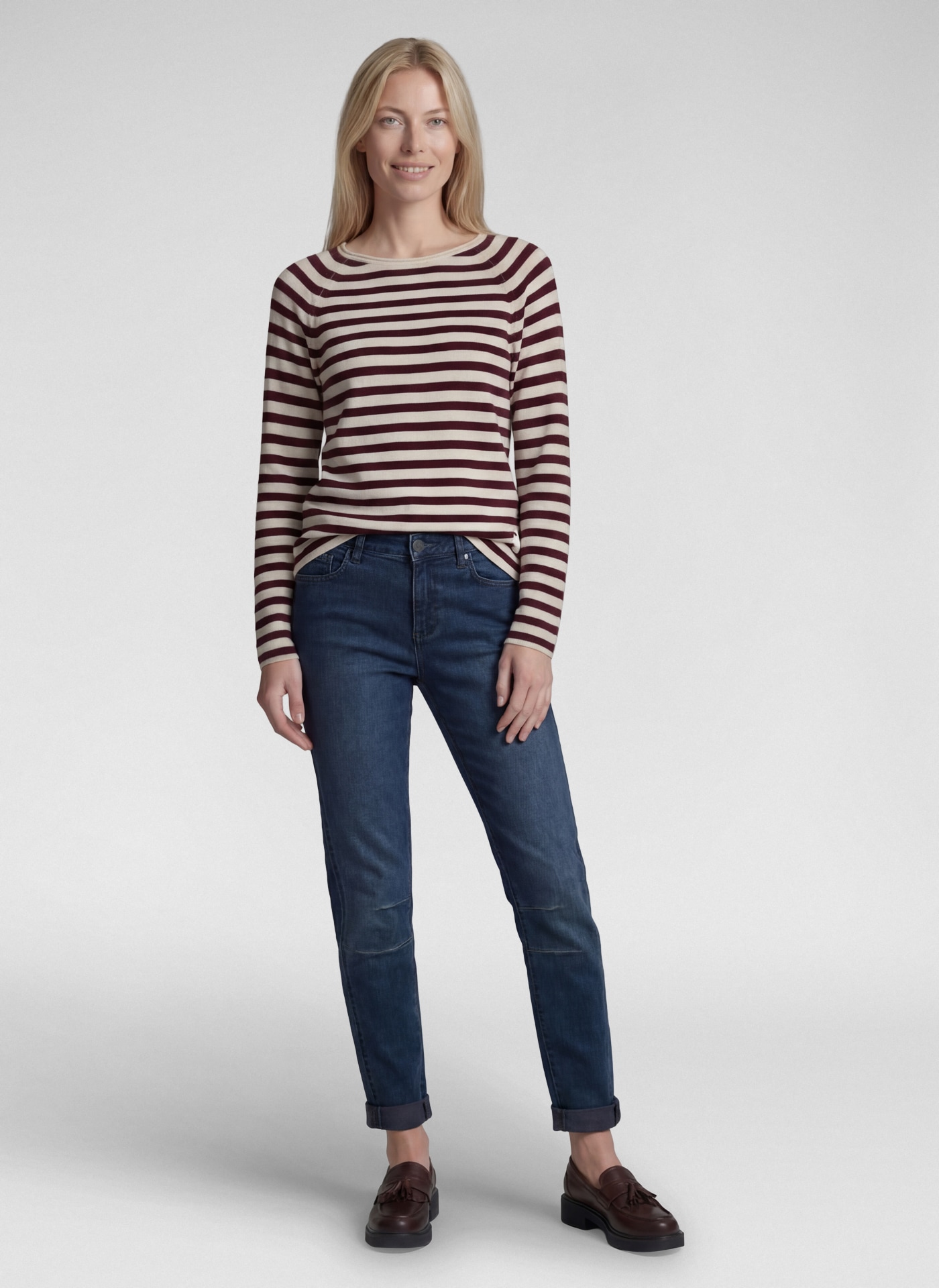 Rabe Pull en tricot à motif rayé