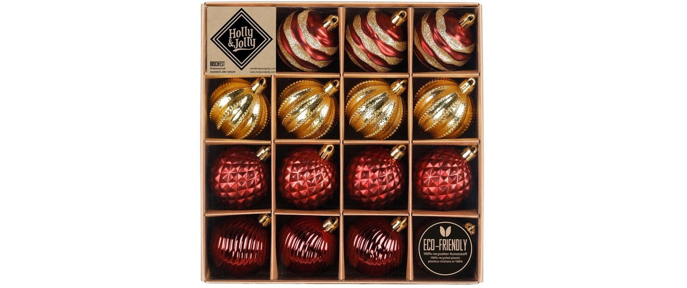   Boule de Noël »Weihnachtskugel Moreelo Cherry 16 Stück, 6 cm«