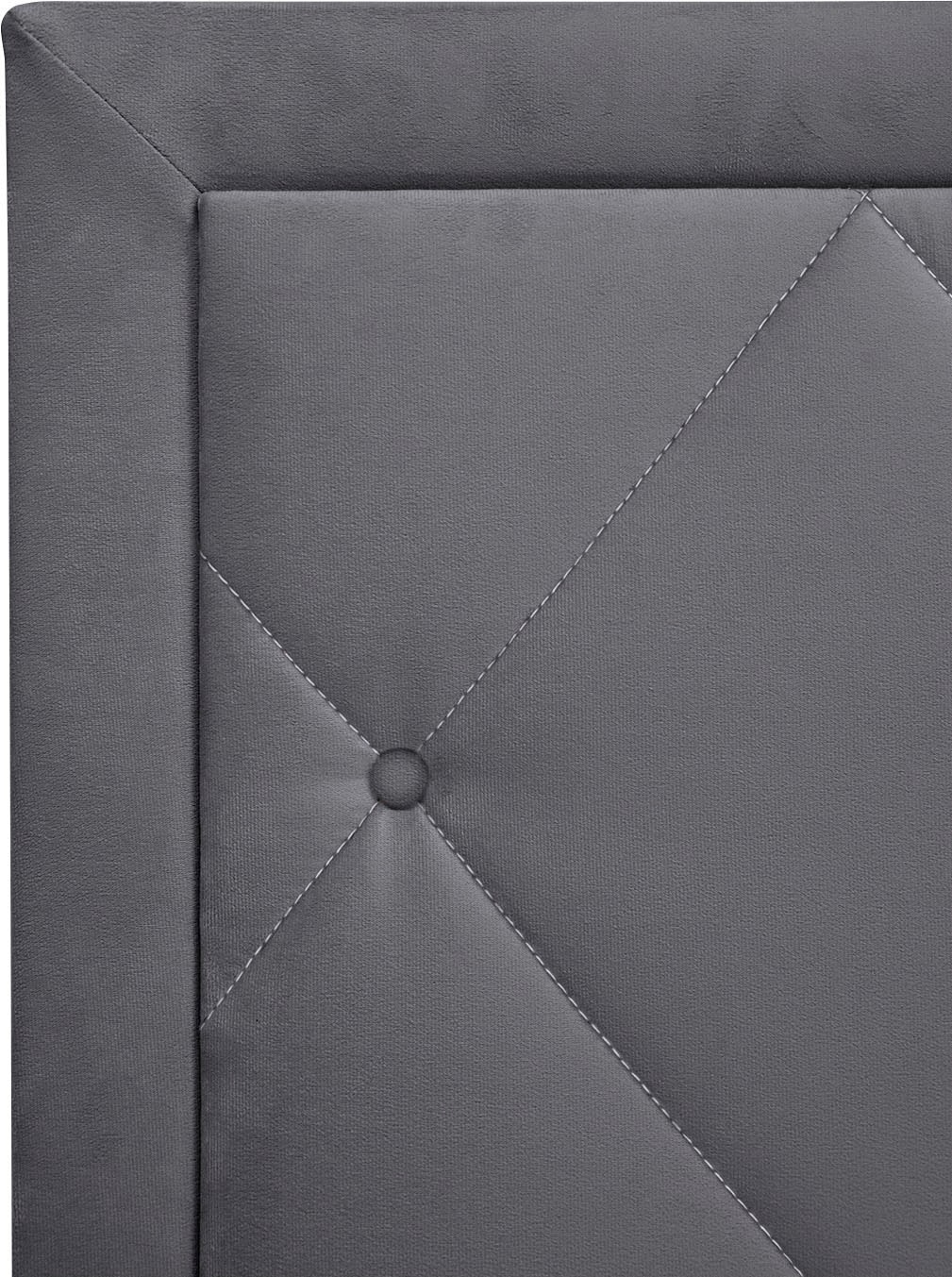 Leonique Lit de boxe »Alfie, Topseller! Inkl. Bettkasten&Topper« Wahlweise mit Knopfsteppung oder Strasssteinen, H2, H3 und H4 wählbar