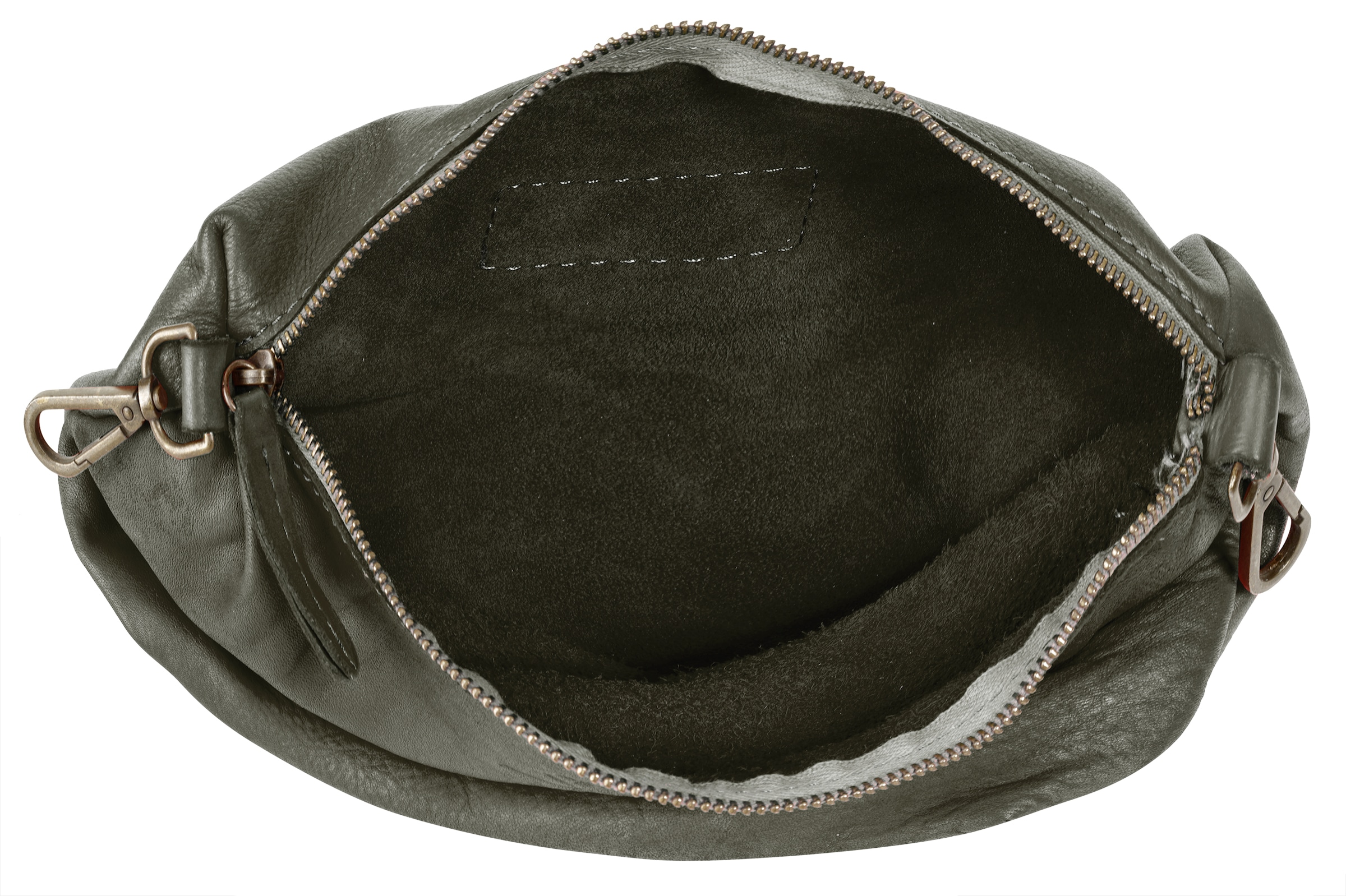 Samantha Look Umhängetasche echt Leder, Made in Italy