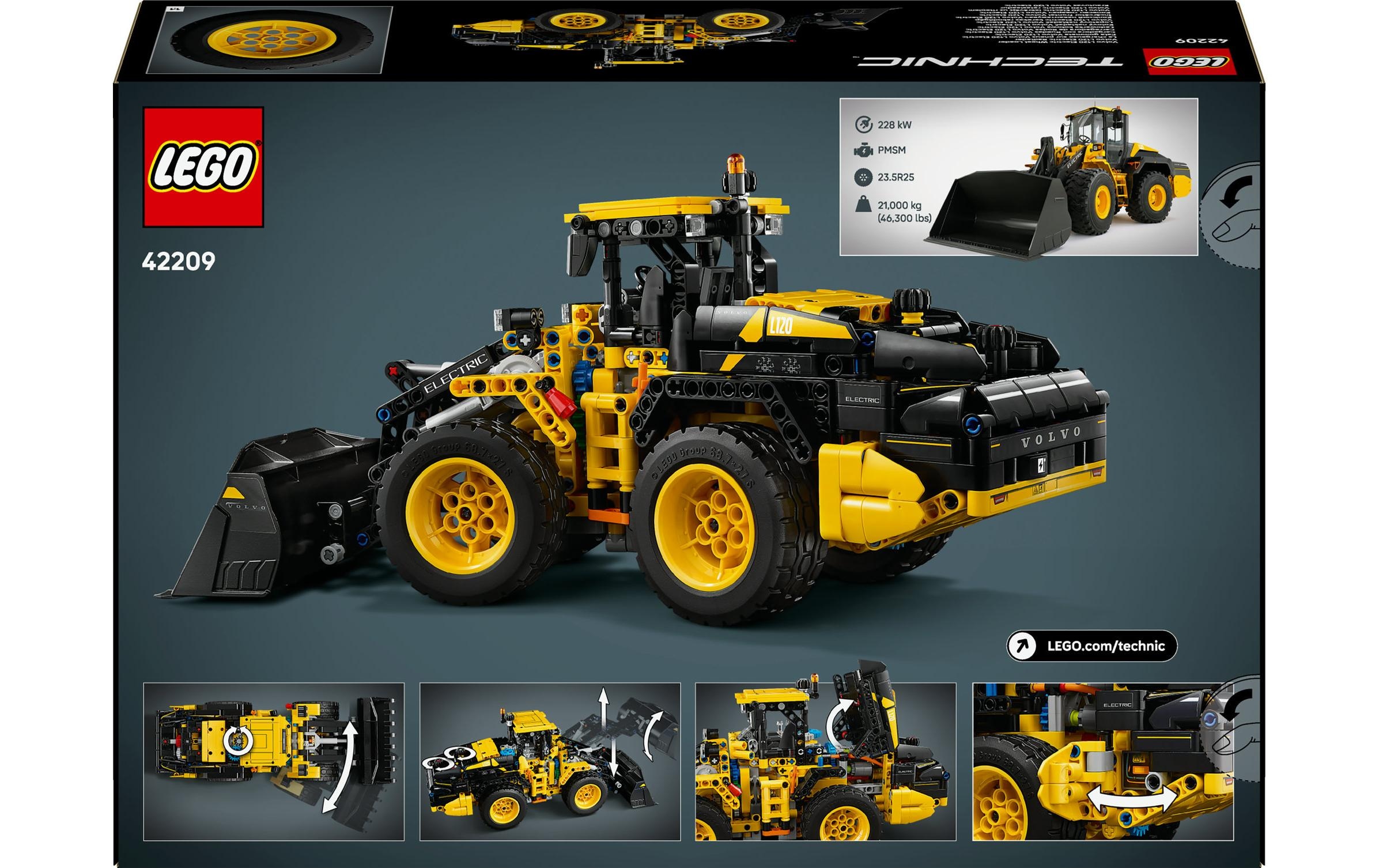 LEGO® Briques de jeu »Technic Volvo L120 Electric Radlader 42209«