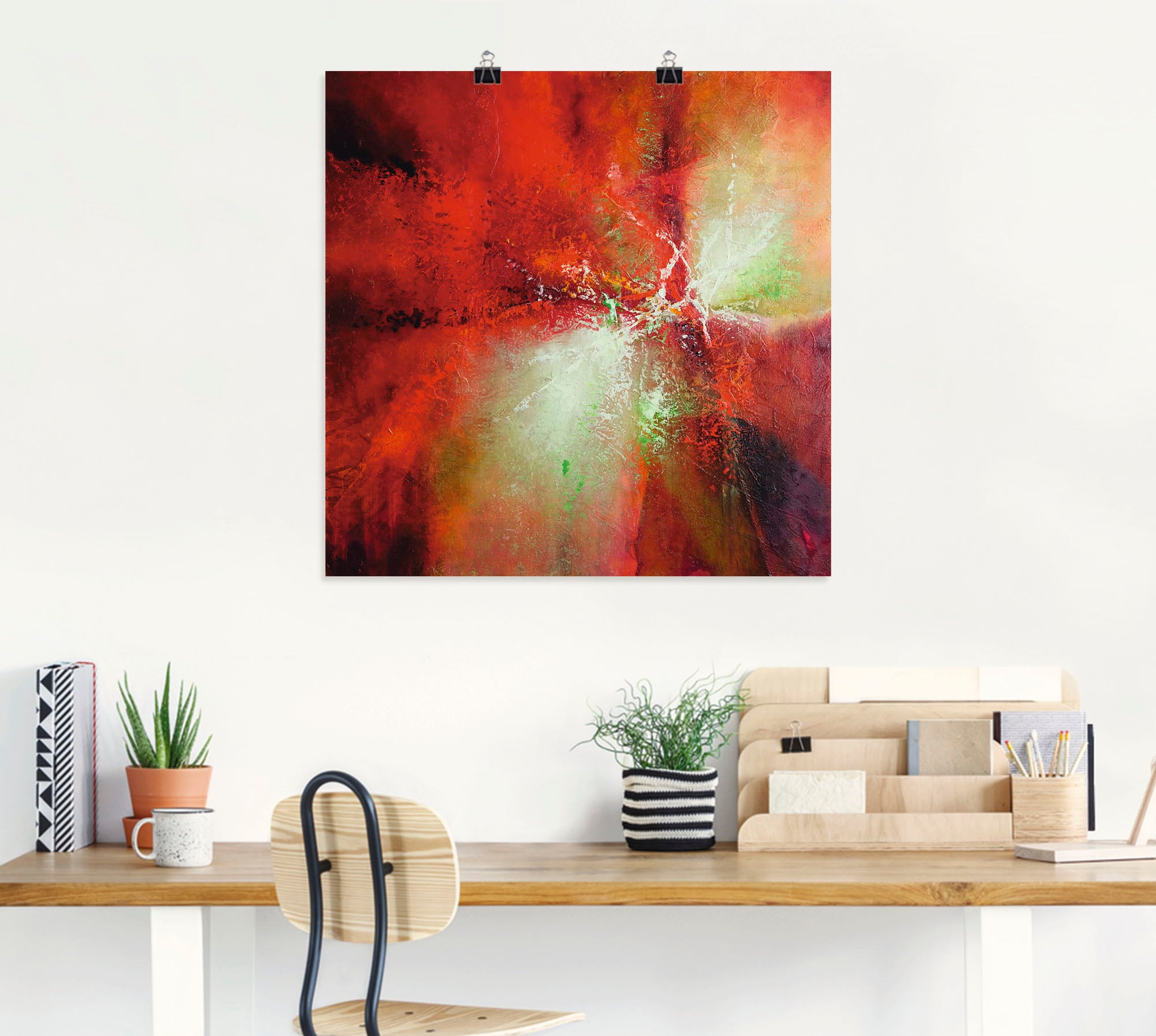 Artland Wandbild »Energie« Gegenstandslos 1 Stk. tlg. als Leinwandbild, Poster in verschied. Grössen