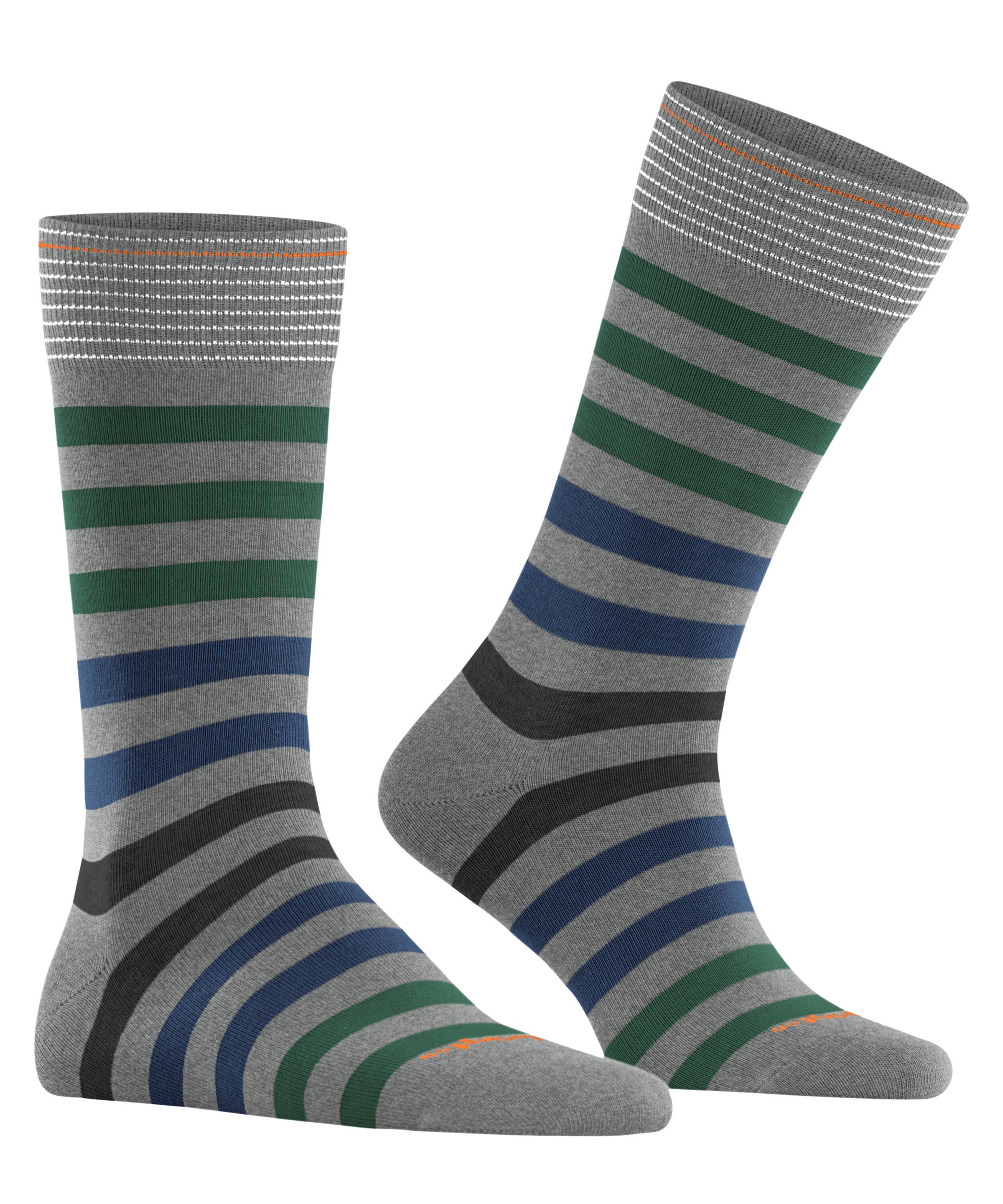 Burlington Chaussettes »Blackpool« motif rayé moderne, taille unique 40-46, clip Burlington