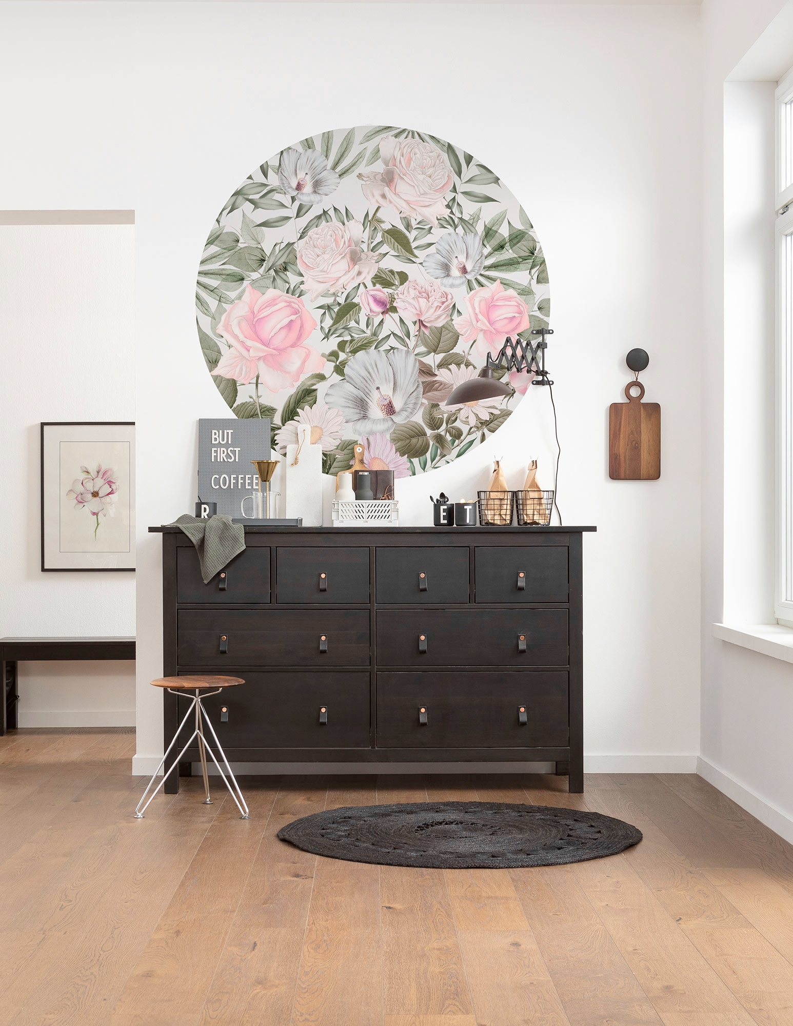 Komar Papier peint photo »Vlies selbstklebend - Daphne - Grösse 125 x 125 cm« imprimé Wohnzimmer, Schlafzimmer