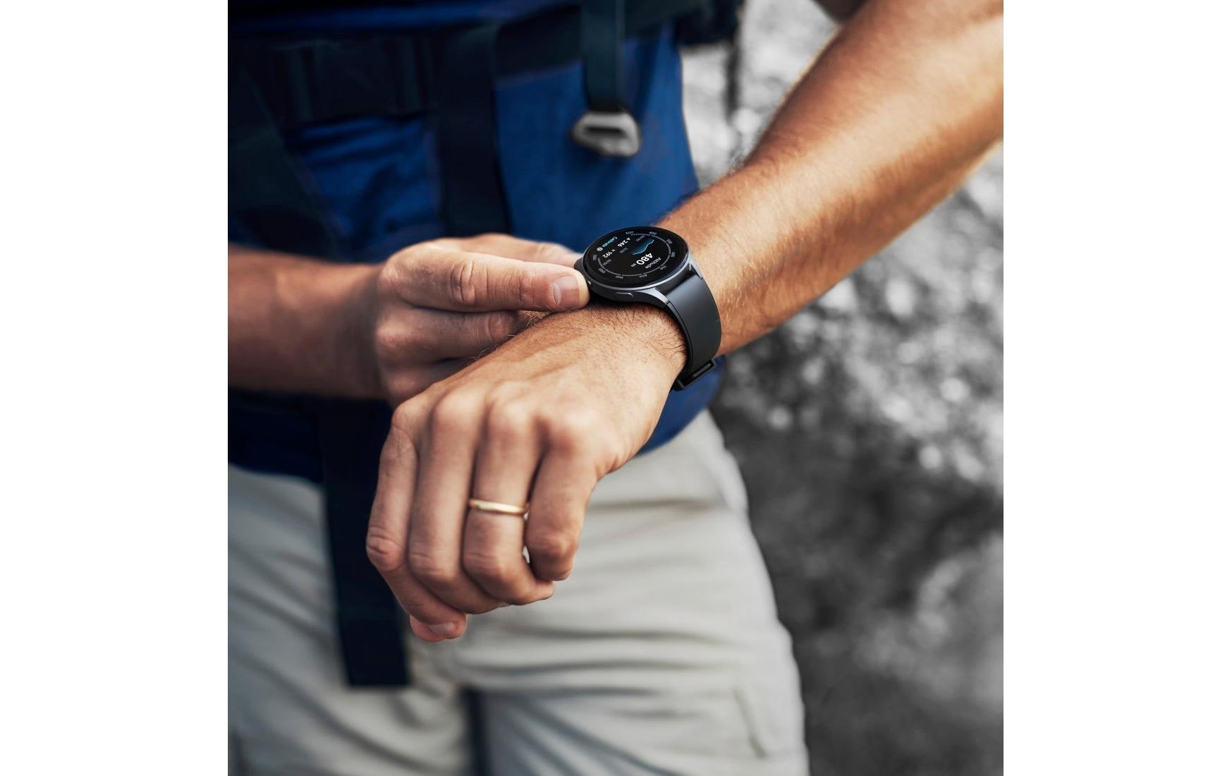 Hama Smartwatch »Smartwatch 8900 (Telefonfunktion, GPS, wasserdicht IP68, Herzfrequenz)«(/ 1,43 ″)