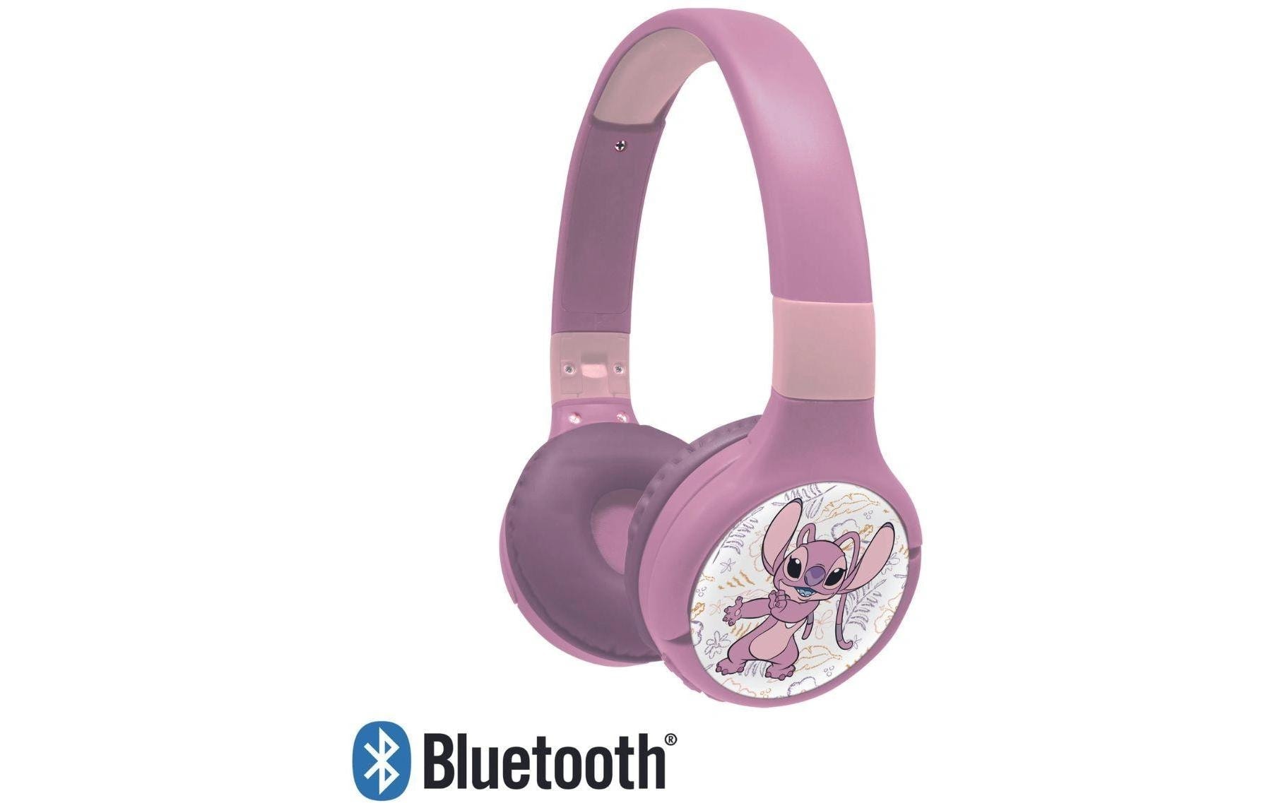 Lexibook® Casque supra-auriculaire »Disney Stitch Angel 2in1 Bluetooth-Kopfhörer«