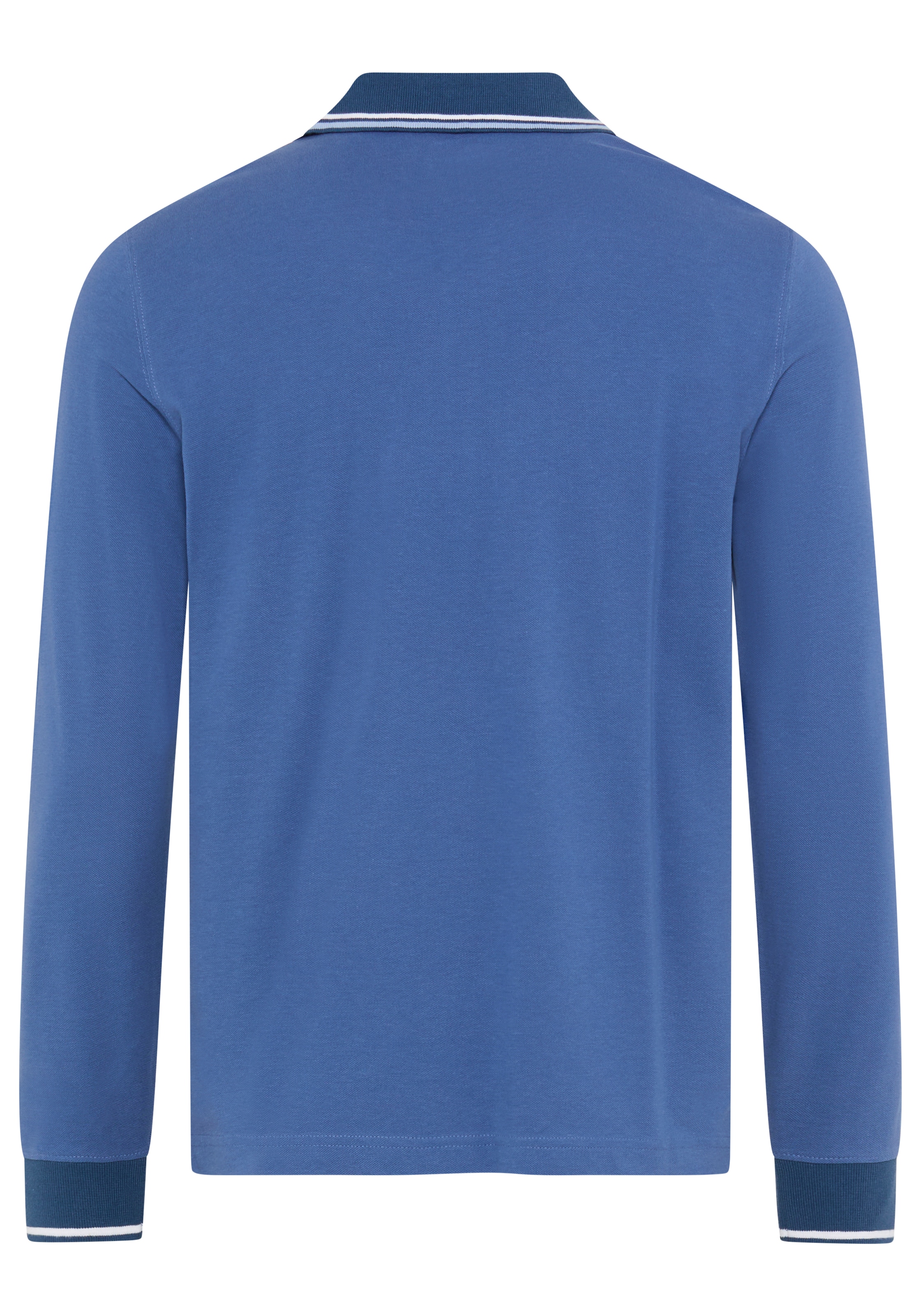 Man's World Polo coupe normale, manches longues, look casual classique