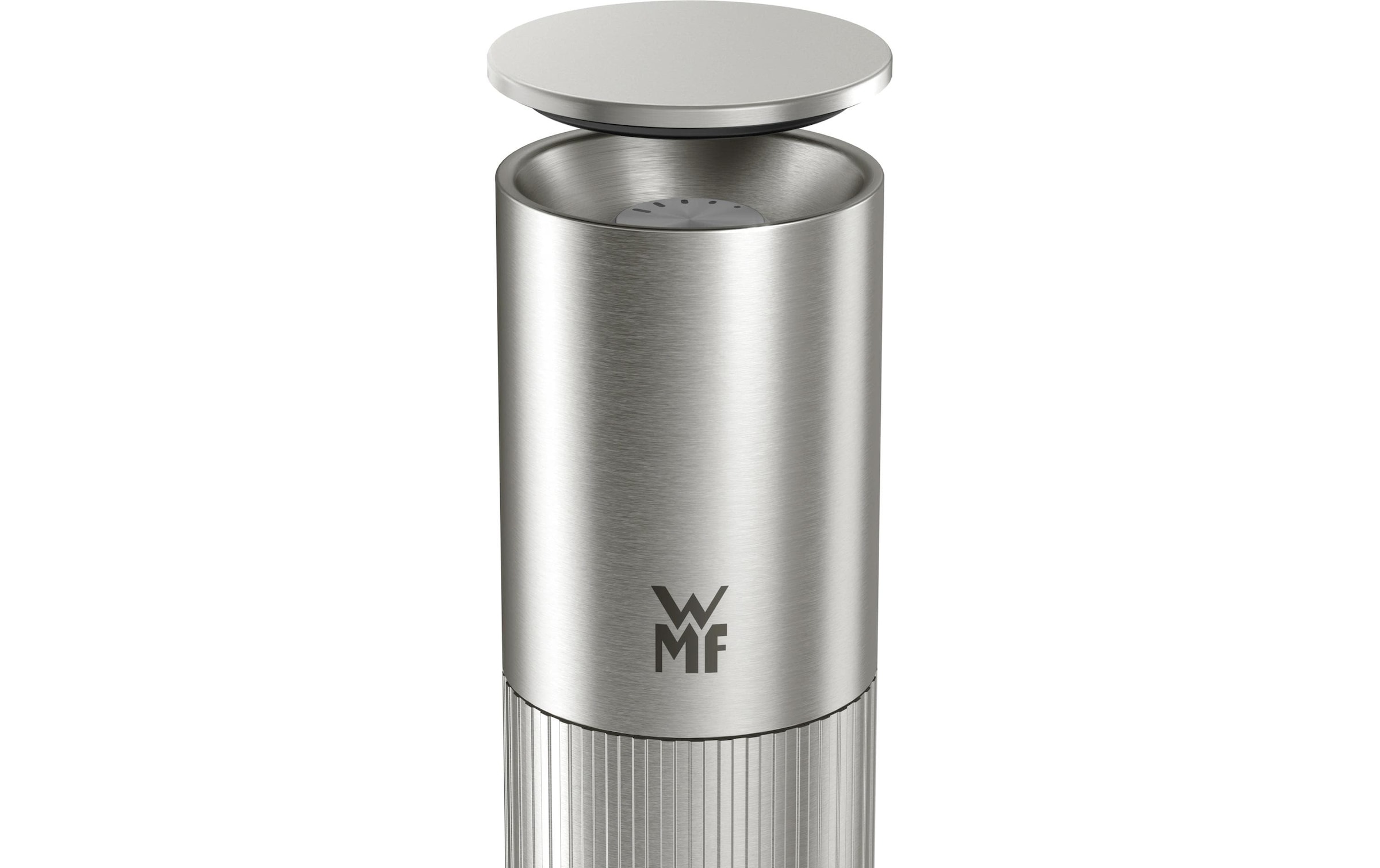 WMF Moulin à épices »Signature Pro, aus Edelstahl« Keramikmahlwerk, einstellbarer Mahlgrad, magnetischer Deckel