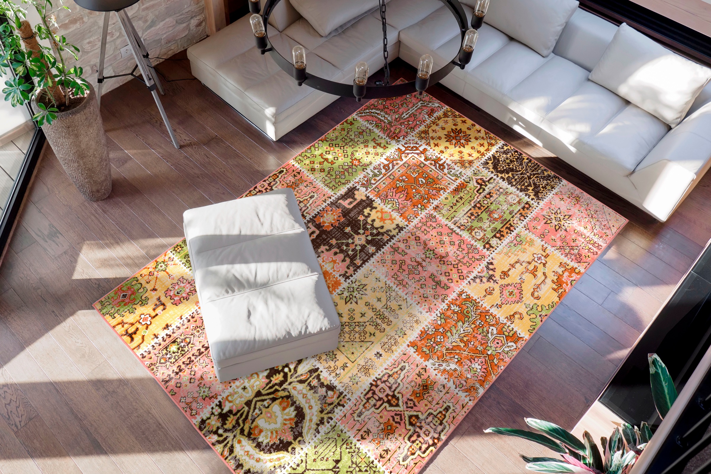 me gusta Tapis »Ariya 425« Rectangulaire 6 mm Höhe Flachflor, gekettelt, Wohnzimmer