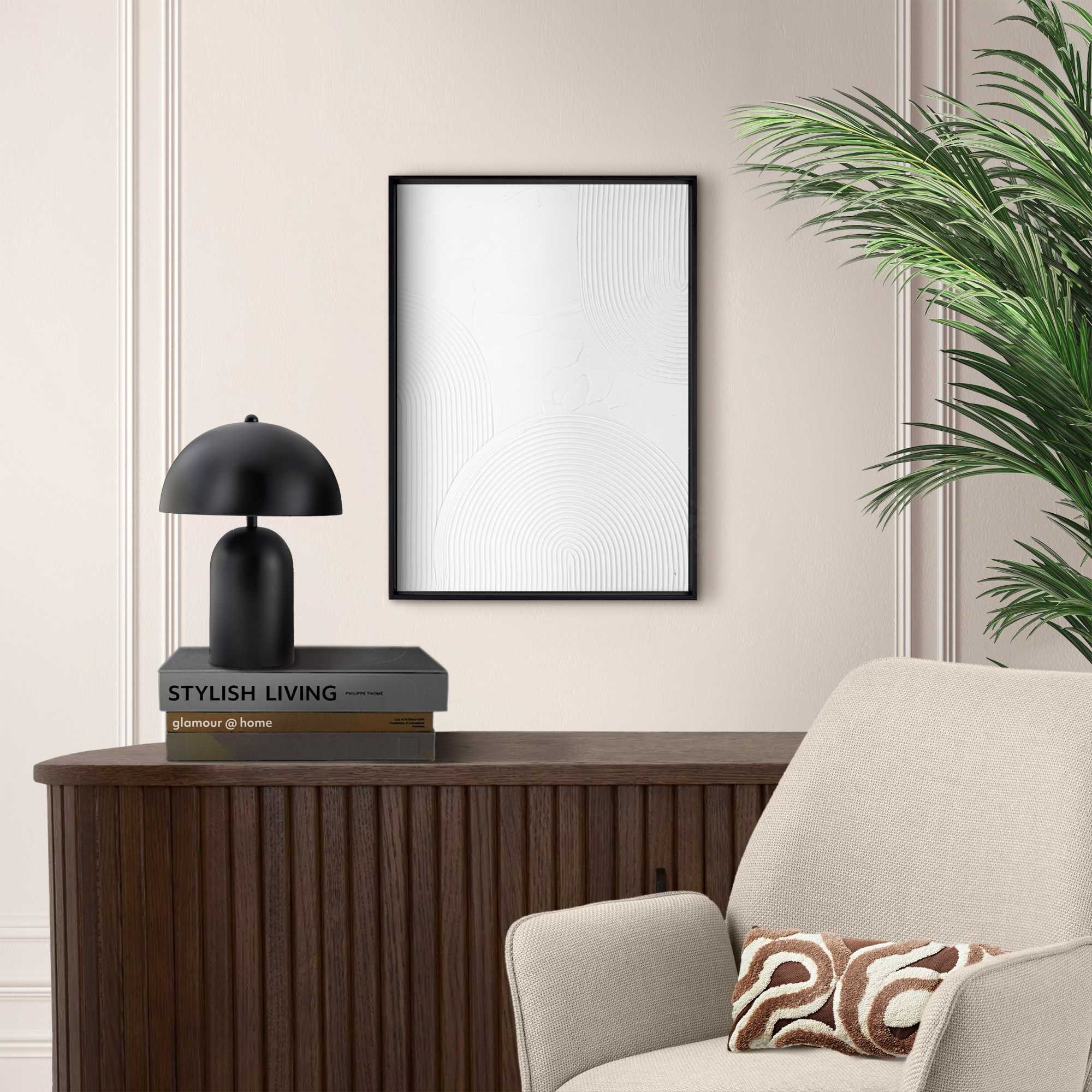 Reinders! Wandbild »Reliefbögen« Home Office - Weiss - MDF - Abstrakt - 30x40 cm