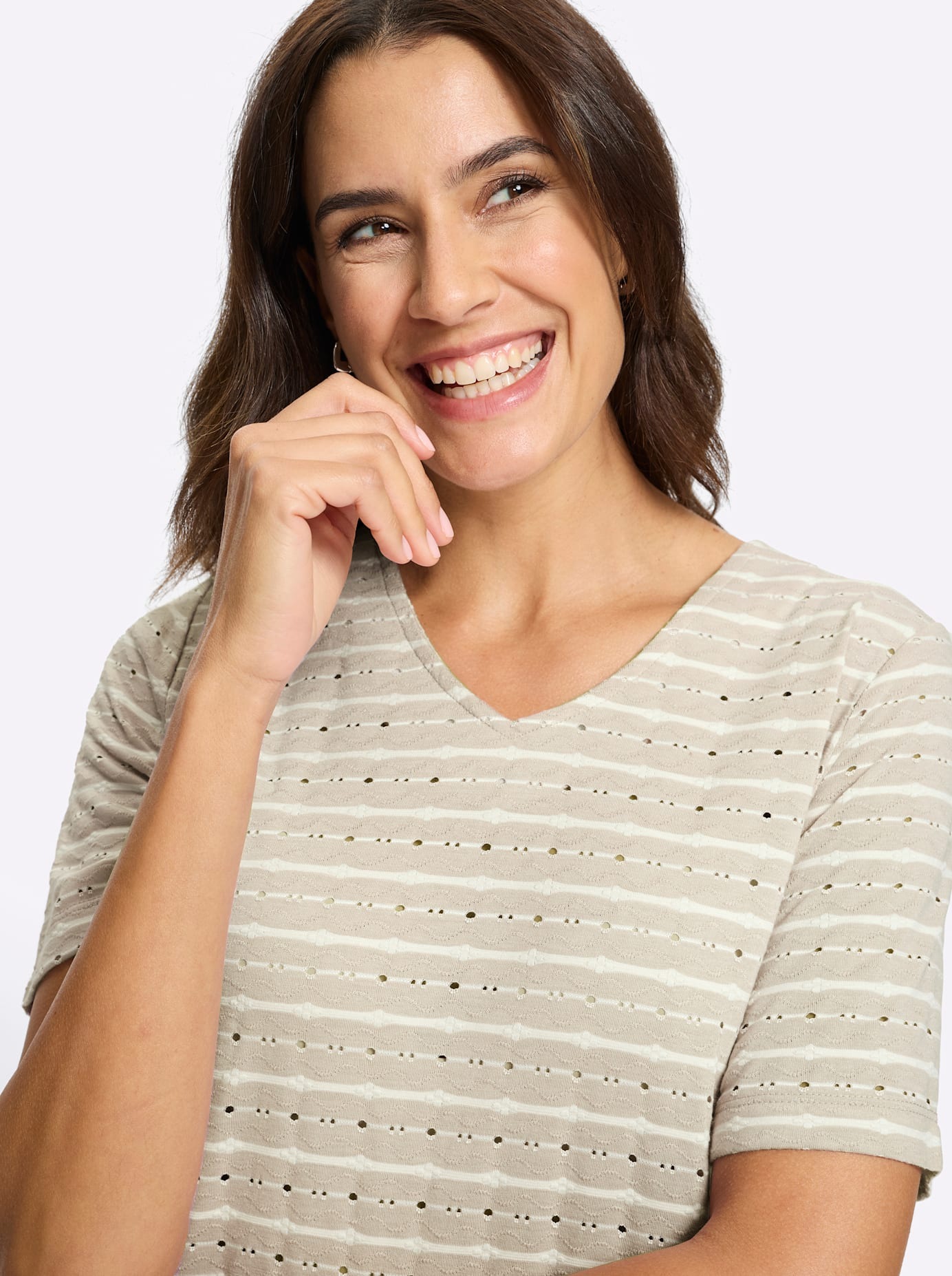 Inspirationen V-Shirt »V-Shirt« 1 tlg.