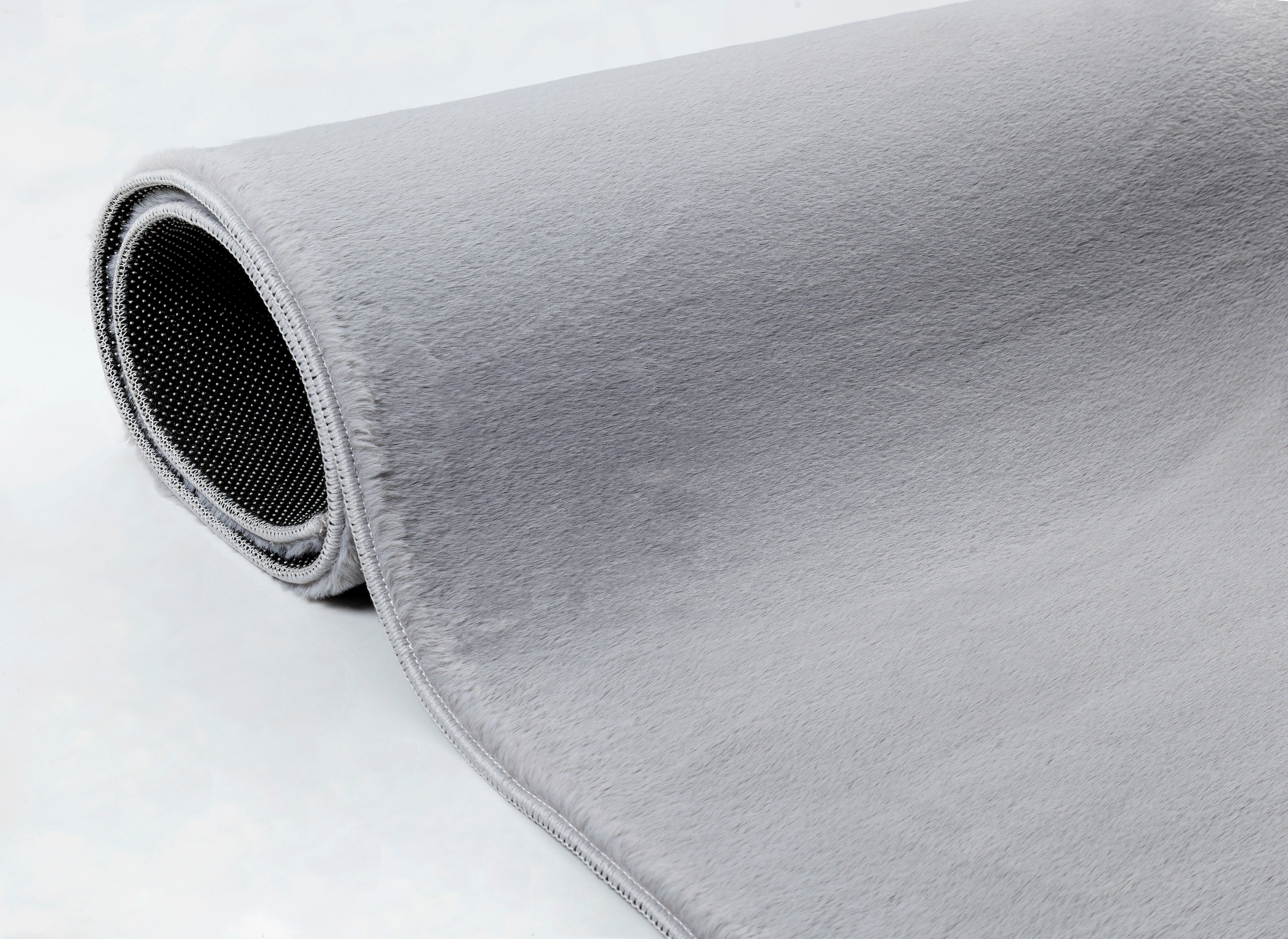 merinos Teppich »Focus 47« rund 11 mm Höhe Fellteppich, weich und elegant, Wohnzimmer, Schlafzimmer