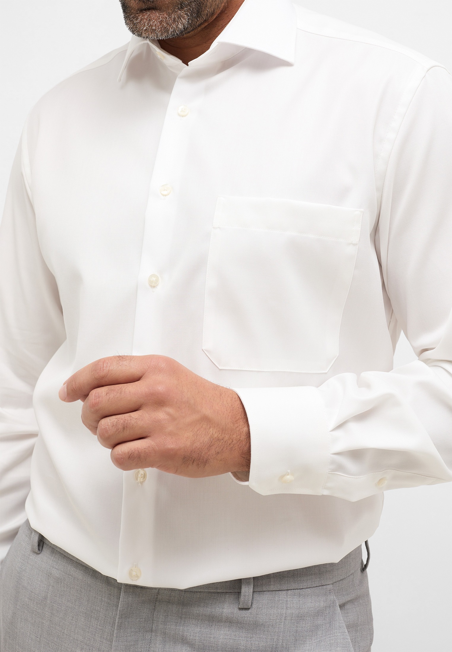 Eterna Langarmhemd »COMFORT FIT« NON IRON (bügelfrei)