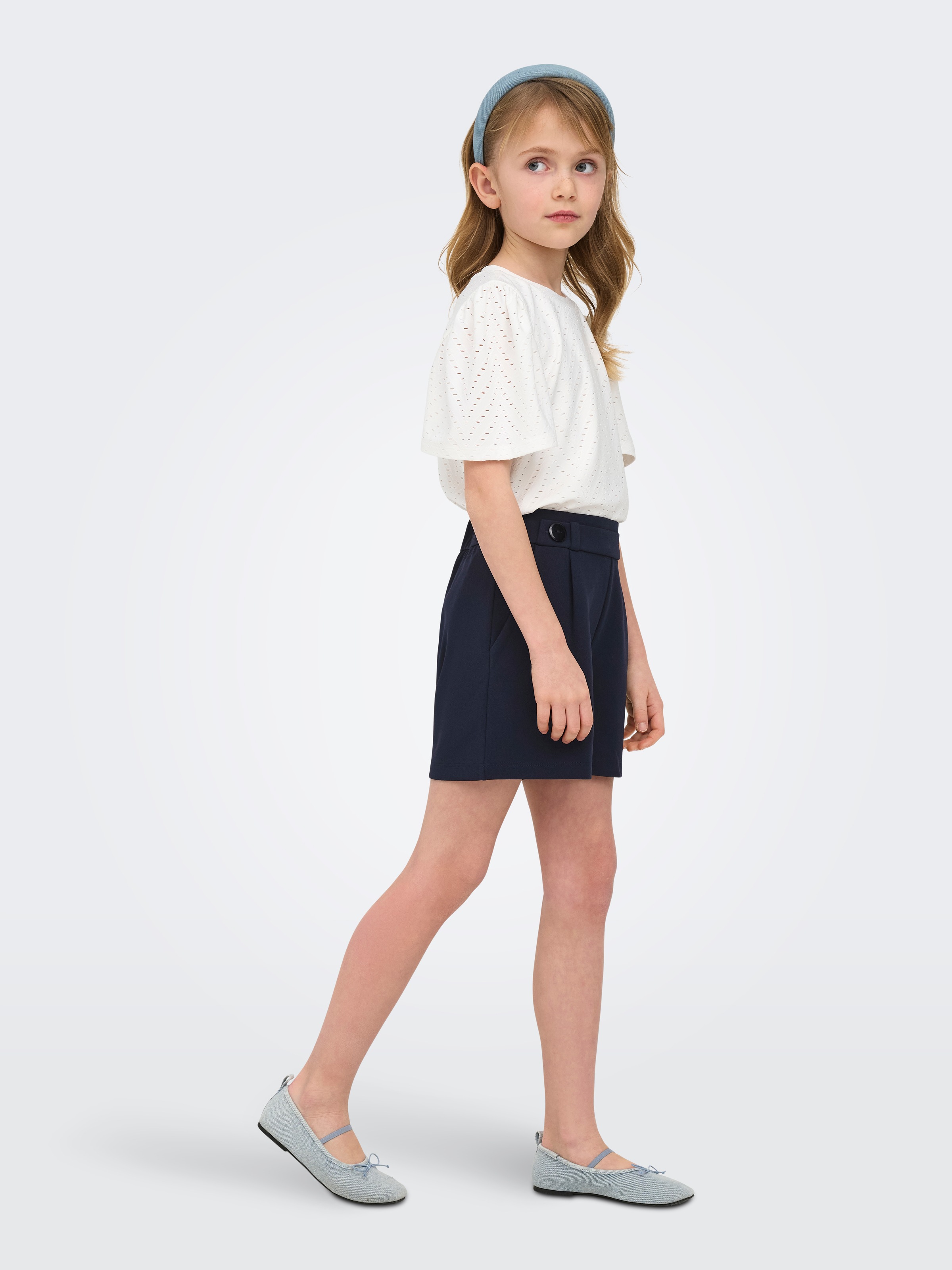 KIDS ONLY Short »KOGGEGGO LIFE BUTTON SHORTS VD JRS NOOS«  mélange de matériaux, coupe normale