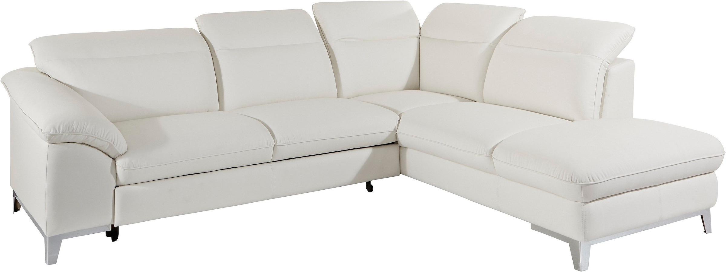 COTTA Ecksofa »Teresa L-Form« mit Kopfteilverstellung, wahlweise mit Bettfunktion