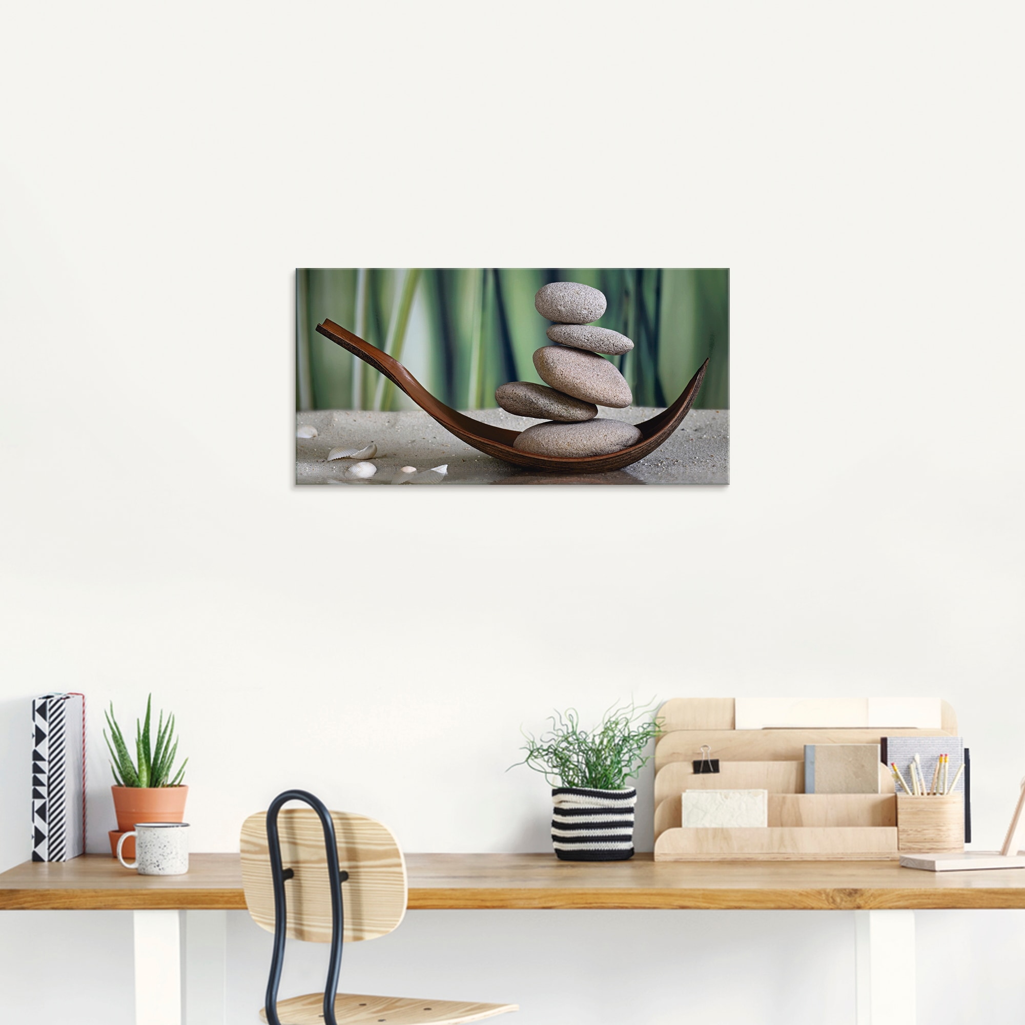 Artland Glasbild »Gleichgewicht« Zen 1 Stk. tlg. in verschiedenen Grössen