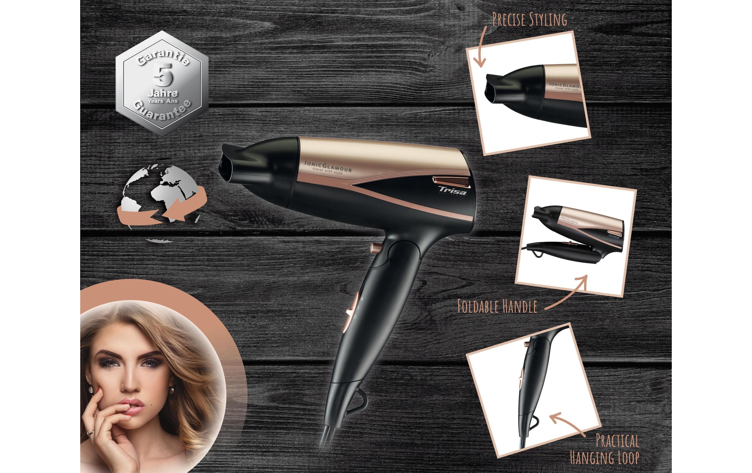 Trisa Sèche-cheveux »Ionic Glamour« 1.600 W