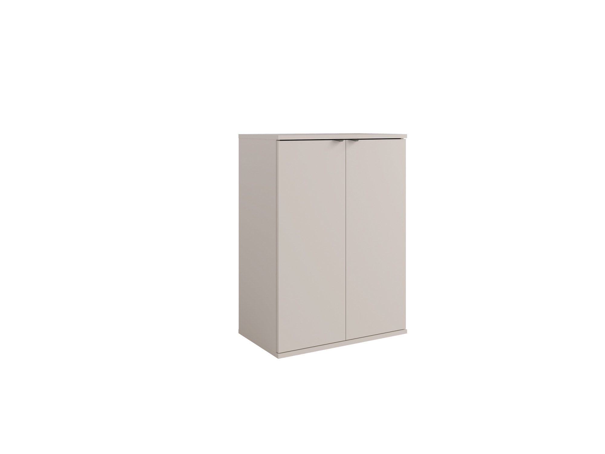 Home affaire Kommode »THALIANA Sideboard mit 2 Türen, modernes Design, Breite 60 cm« Schrank in 3 Farben erhältlich, schwarze Metallgriffe, viel Stauraum