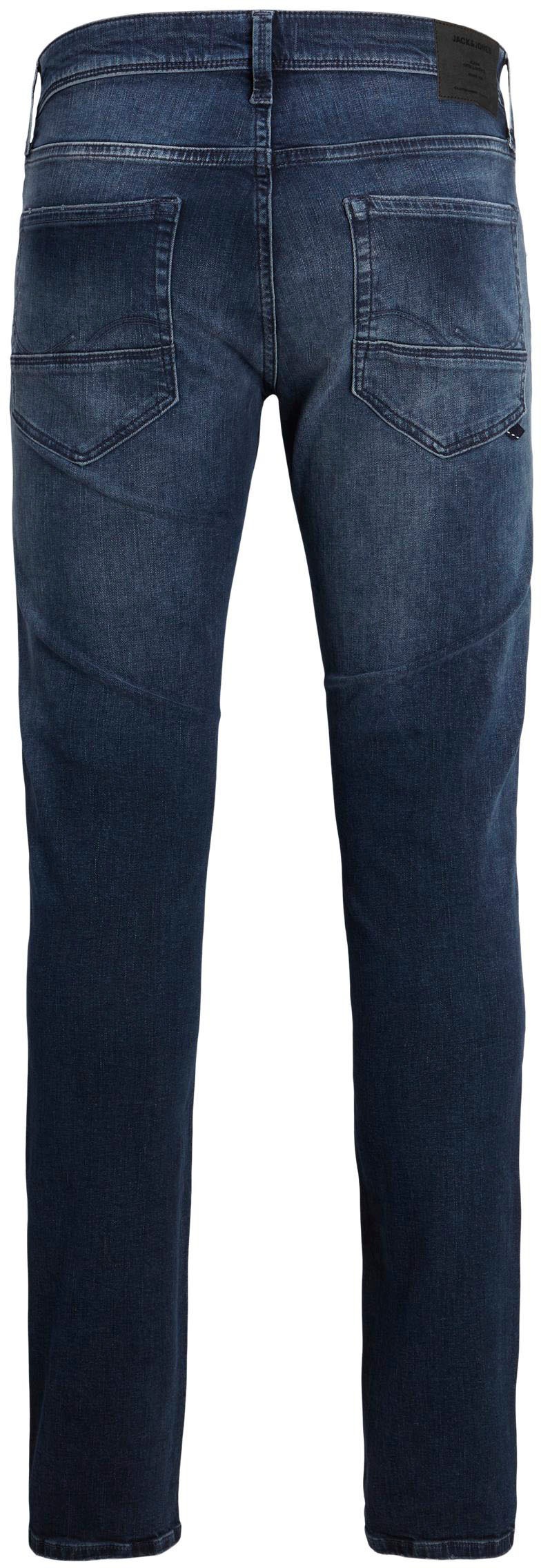 Jack & Jones Jeans slim »JJIGLENN – Slim-Fit-Jeans mit niedriger Leibhöhe« Used, modisch, slim fit, Denim/Jeans